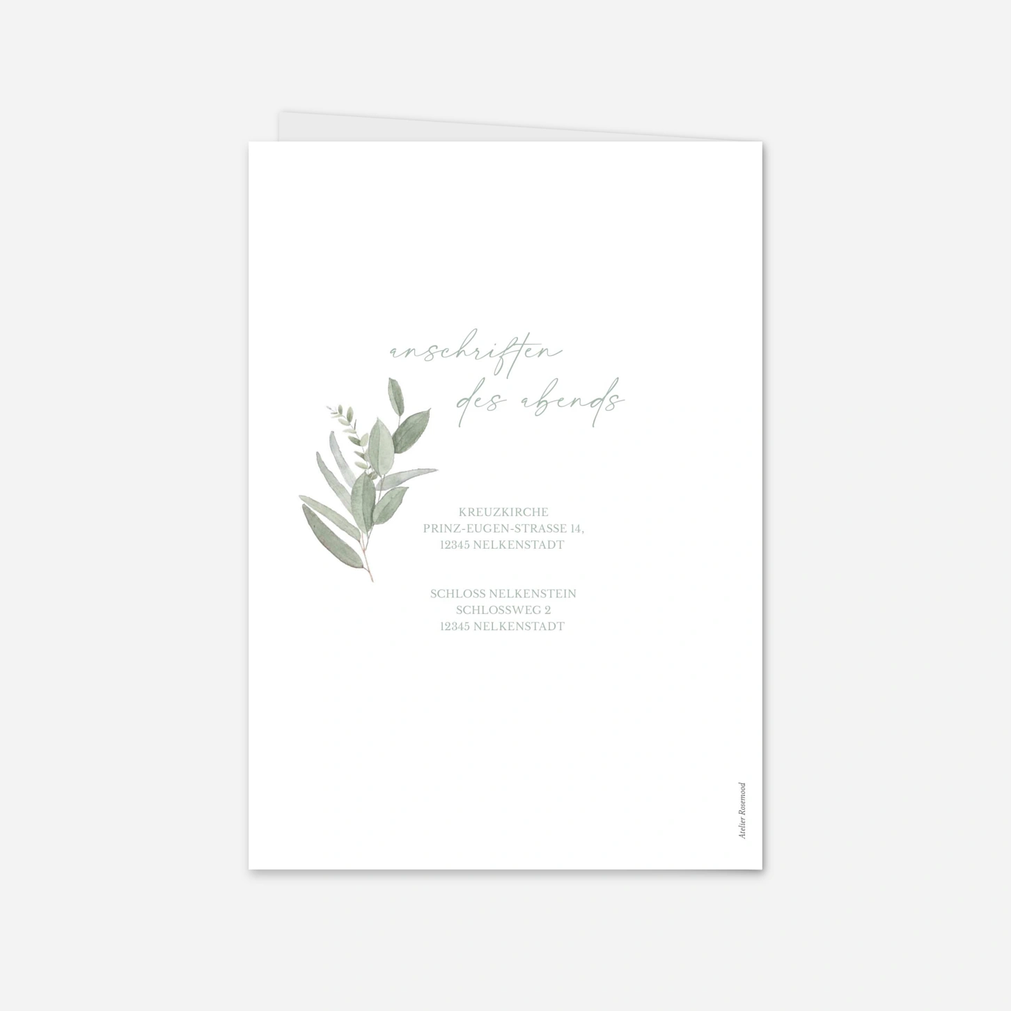 Hochzeitseinladung Zartes Schweben