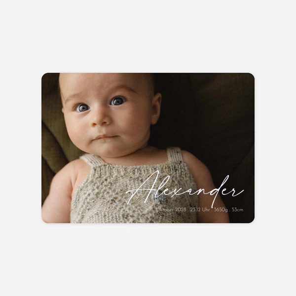 Zartes Babyglück