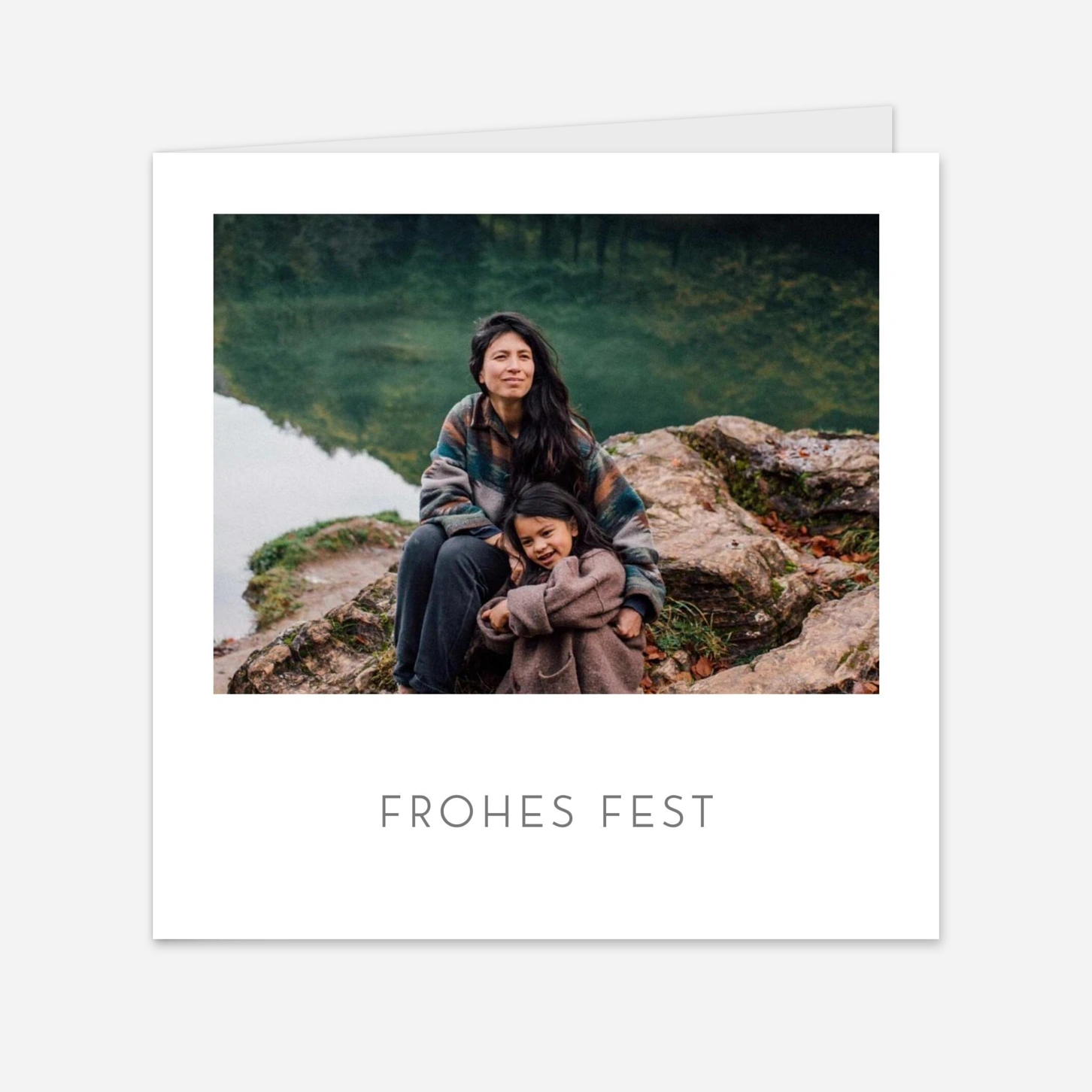 Weihnachtskarte Schlichte Weihnachten (Lang)