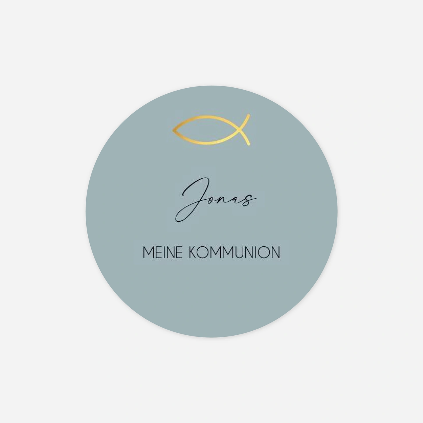 Aufkleber Kommunion Konfirmation Sanfter Segen