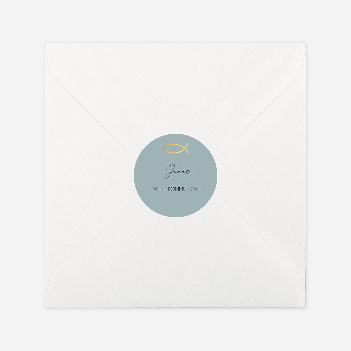 Aufkleber Kommunion Konfirmation Sanfter Segen