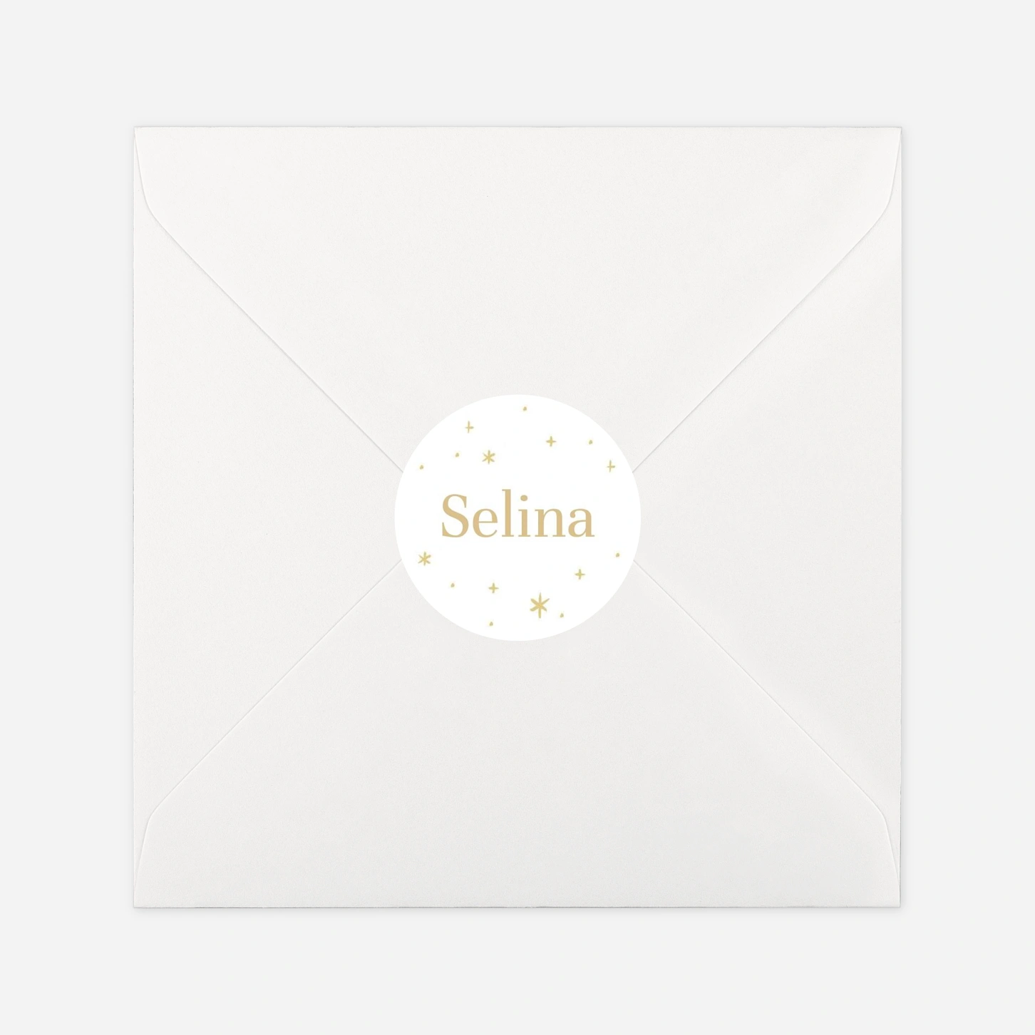 Aufkleber Kommunion Konfirmation Sternenlicht