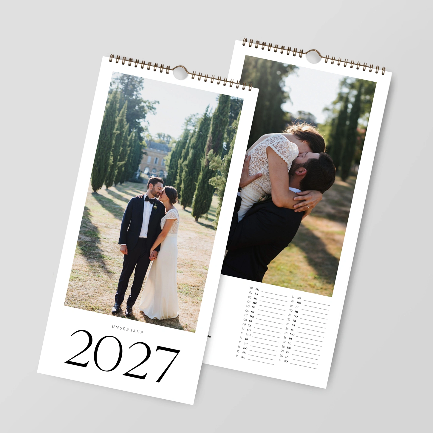 Wandkalender personalisierbare Felder Schöne Erinnerungen