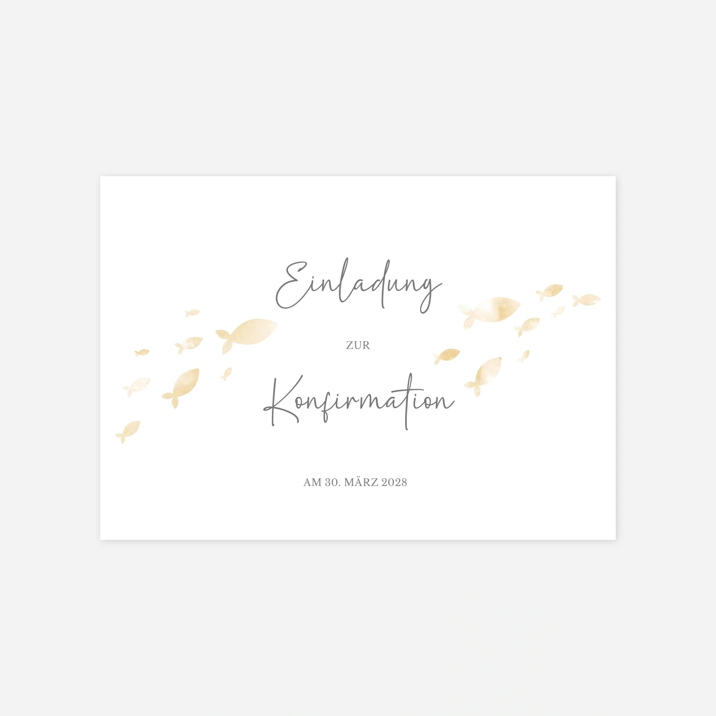 Konfirmationseinladung Glaubenswellen