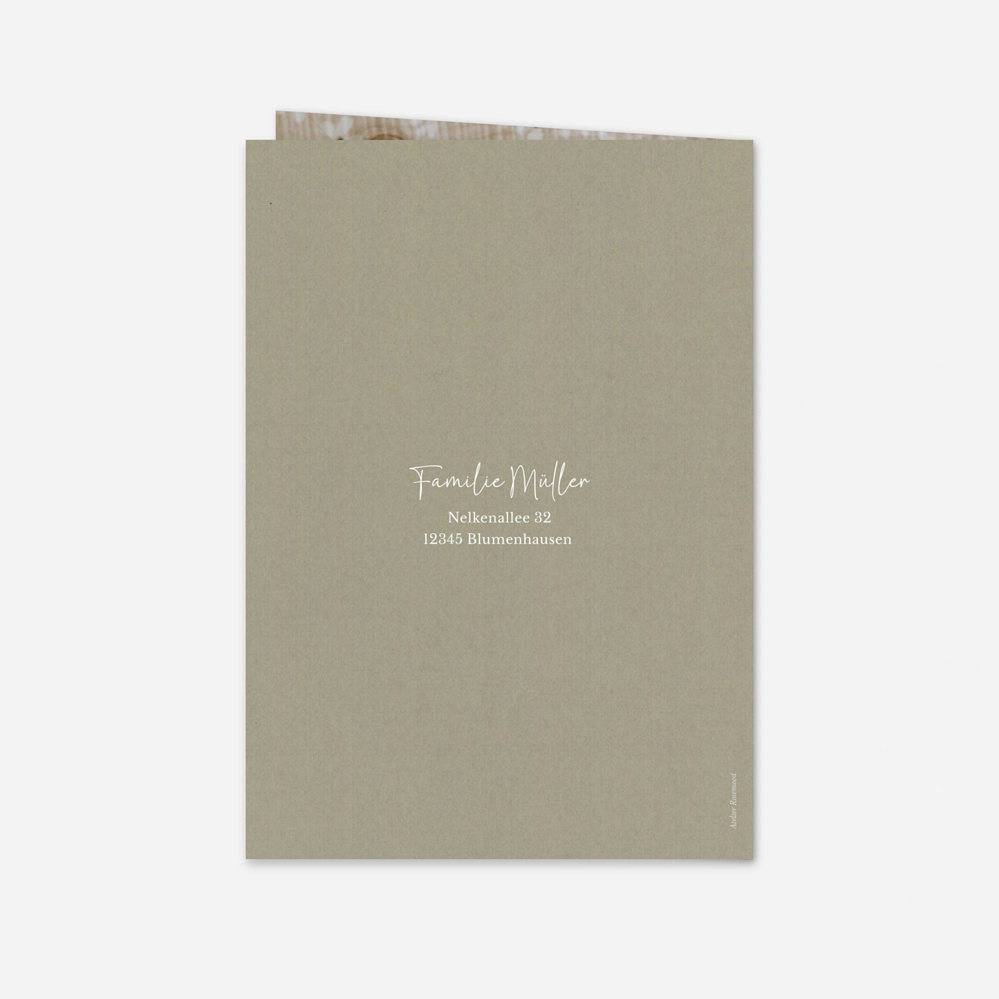 Taufeinladung Faith