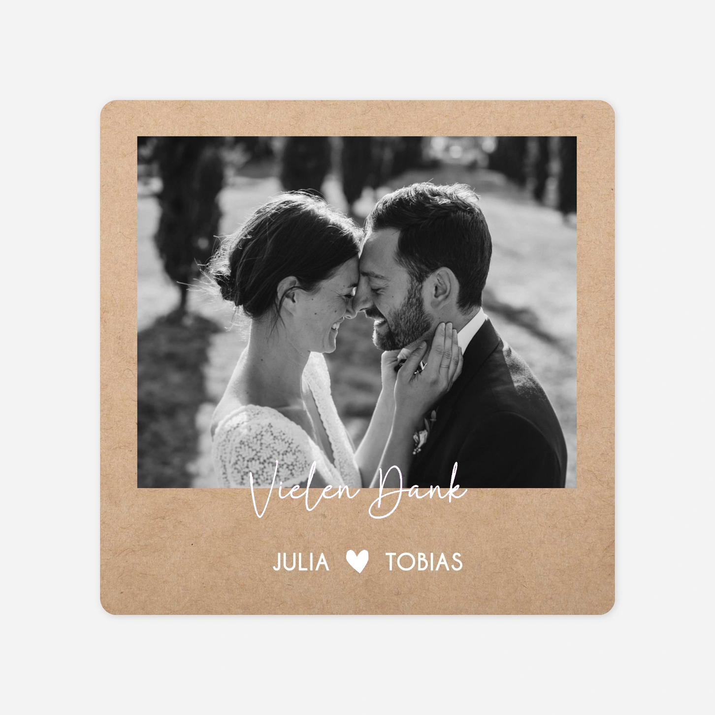 Dankeskarte Hochzeit Im Moment