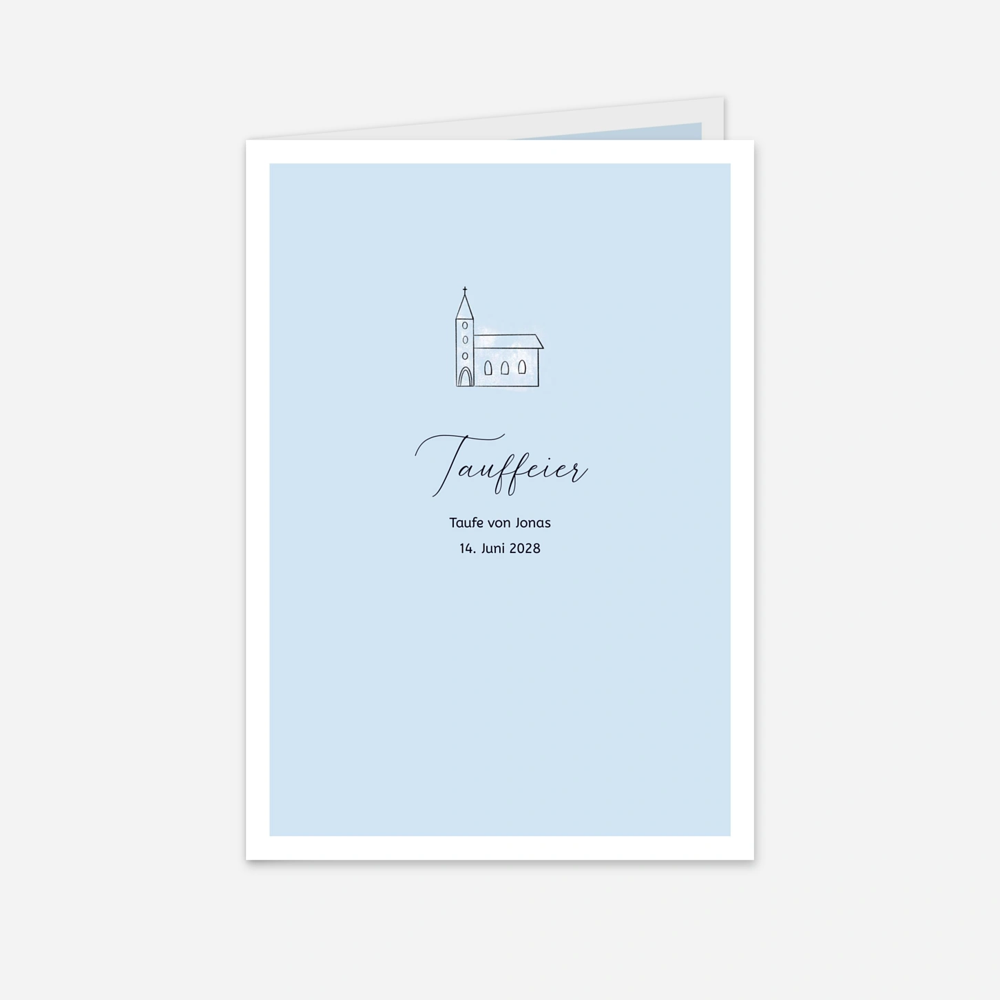 Kirchenheft Taufe Kleines Taufglück