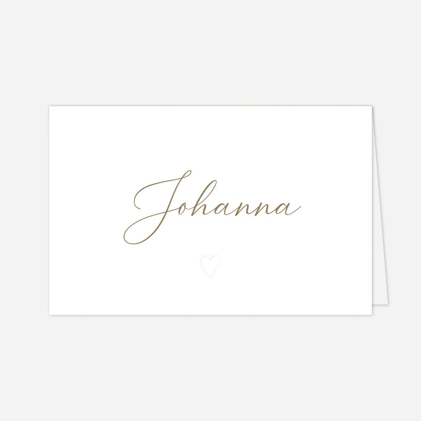 Platzkarte Hochzeit Stilvolles Herz