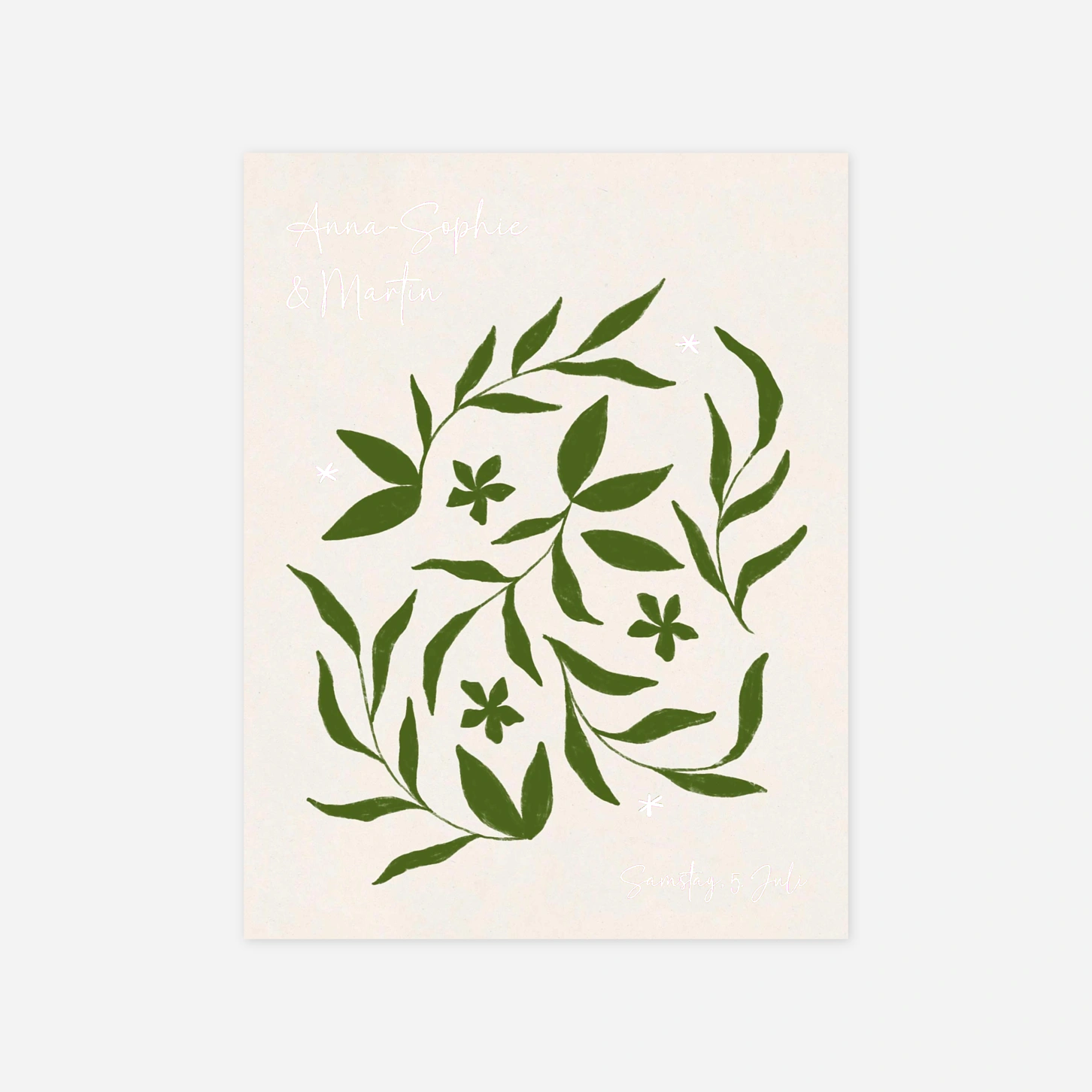 Hochzeitseinladung Silvano