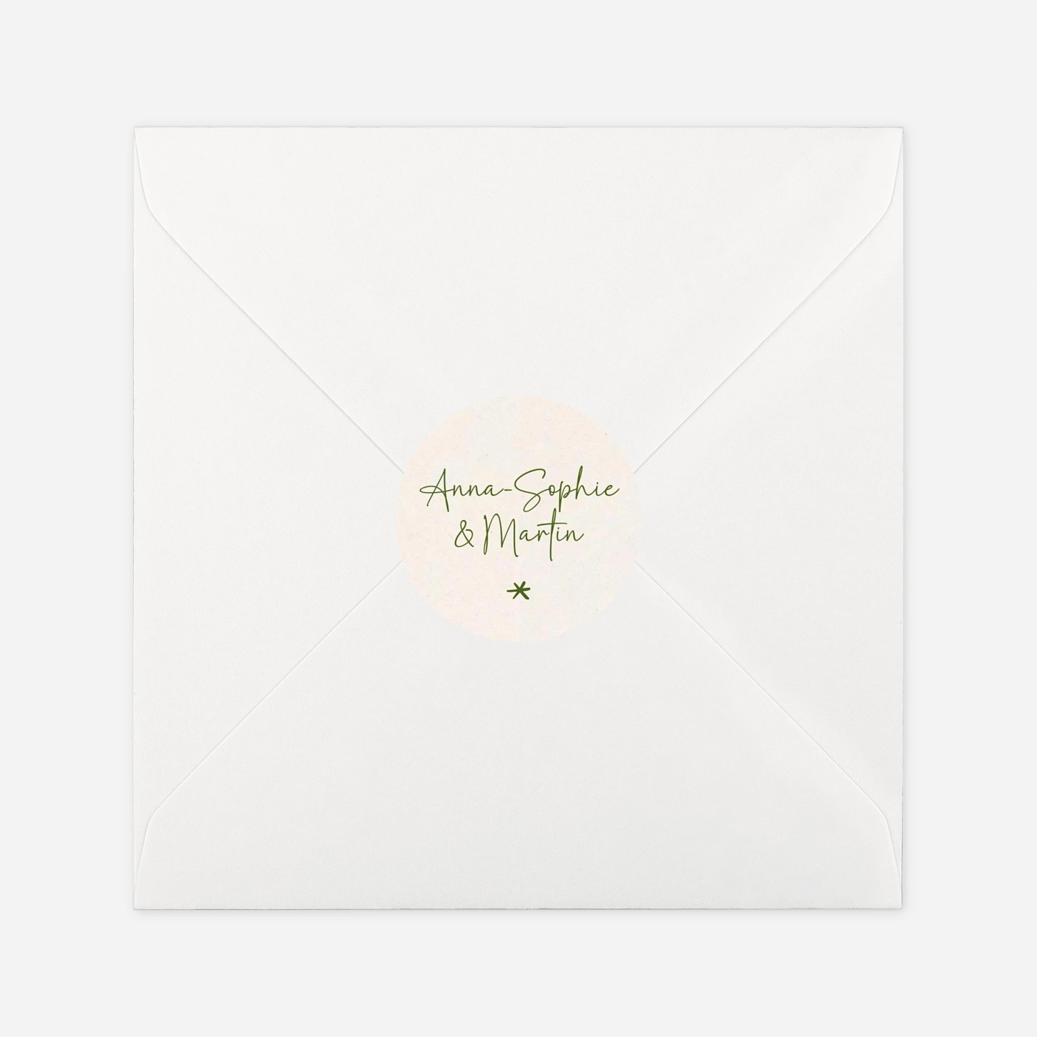 Geschenkaufkleber Hochzeit Silvano