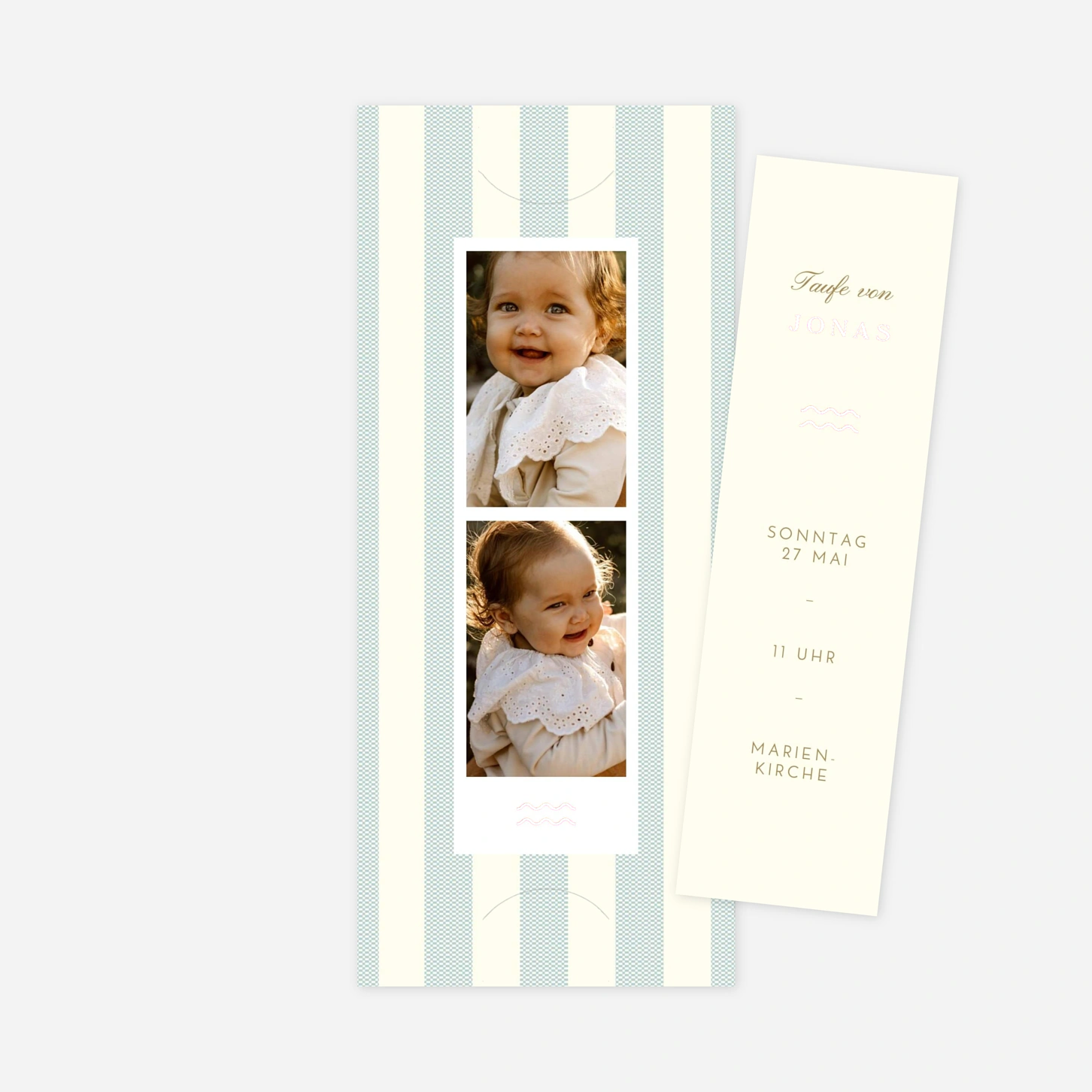 Taufeinladung Small Waves