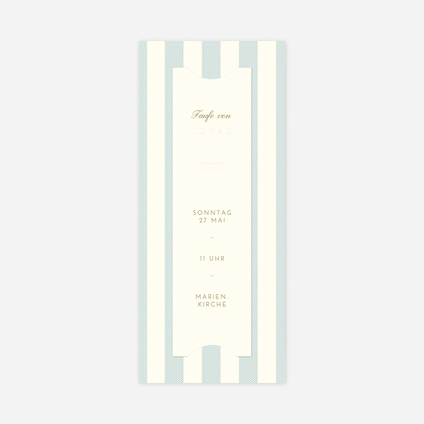 Taufeinladung Small Waves