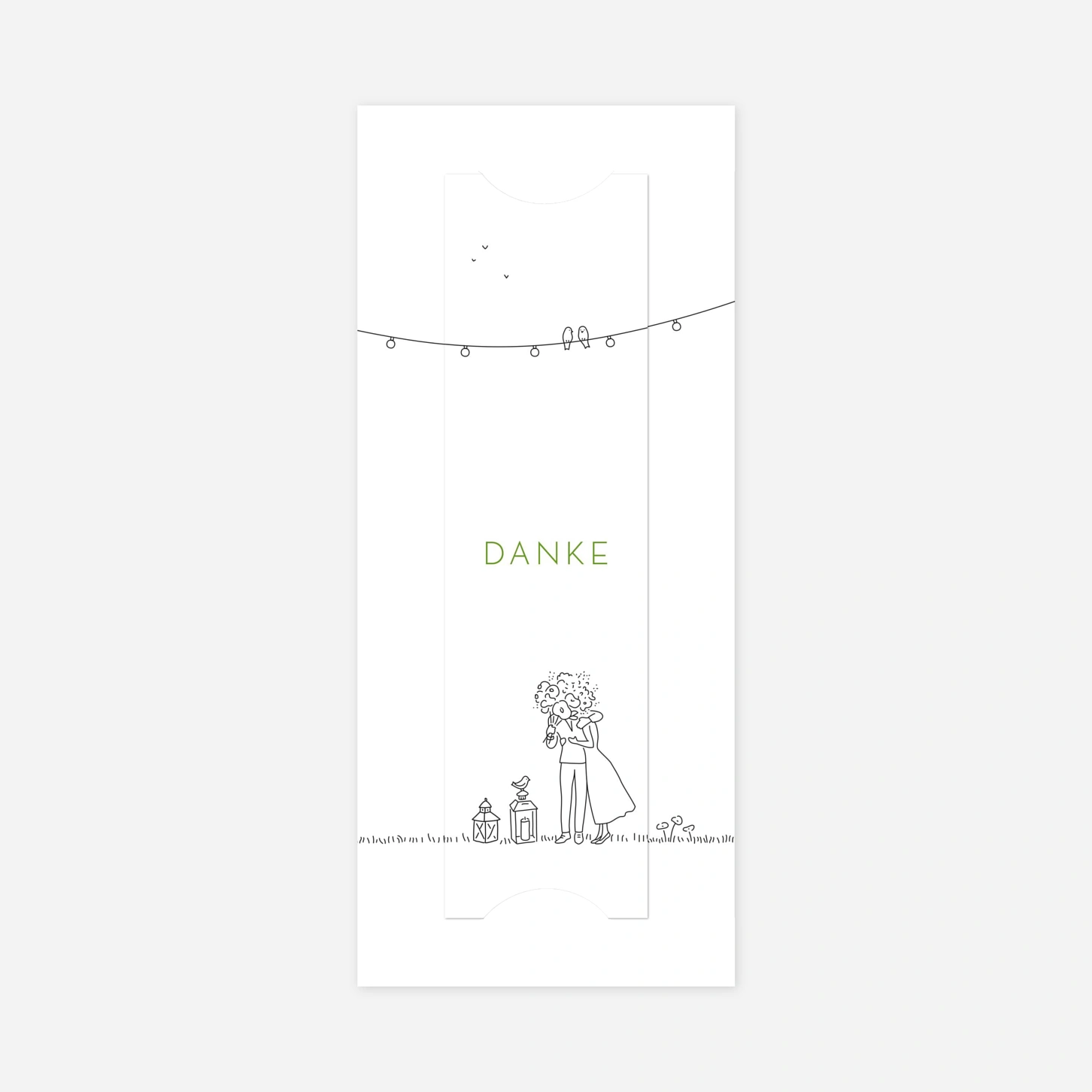 Dankeskarte Hochzeit Sommerhochzeit