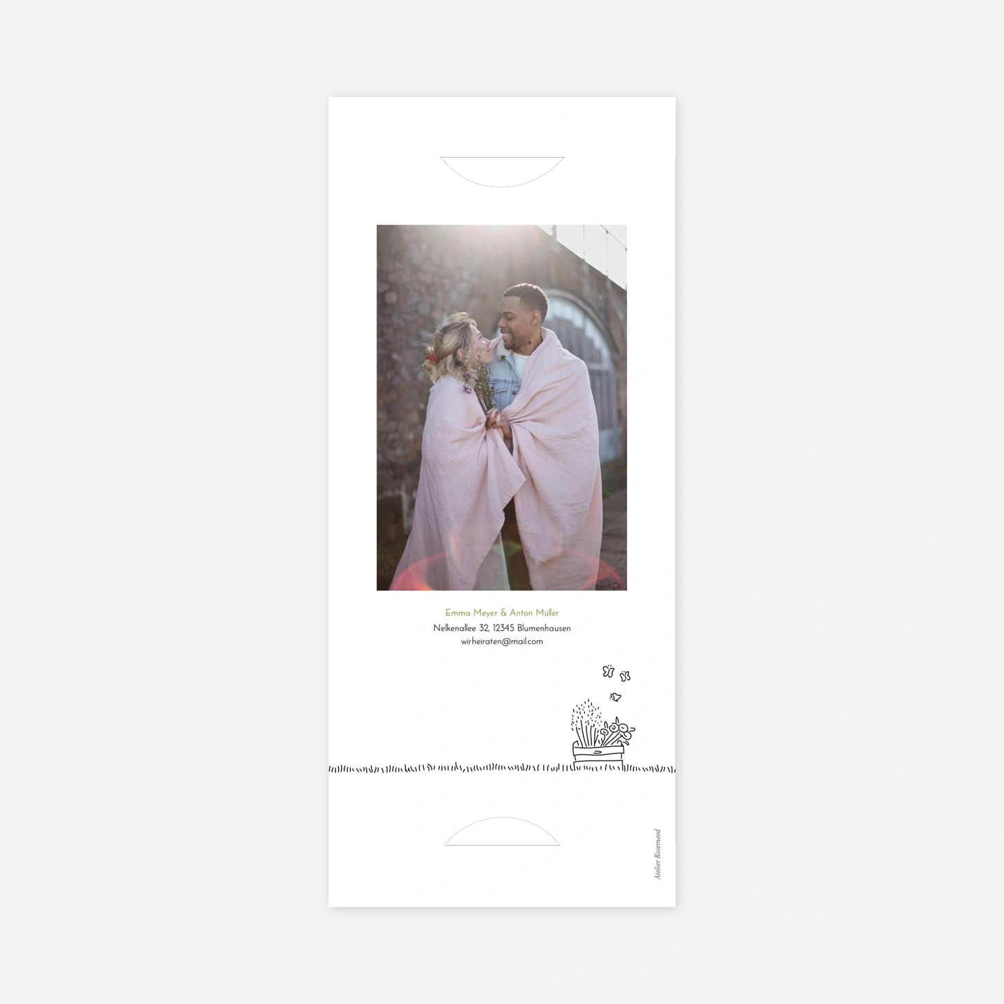 Hochzeitseinladung Sommerhochzeit