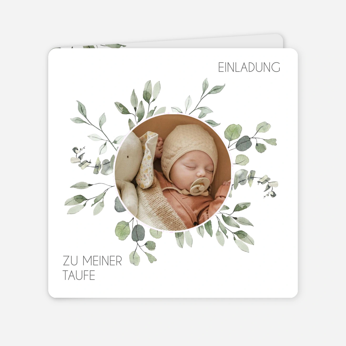 Taufeinladung Simply Blessed