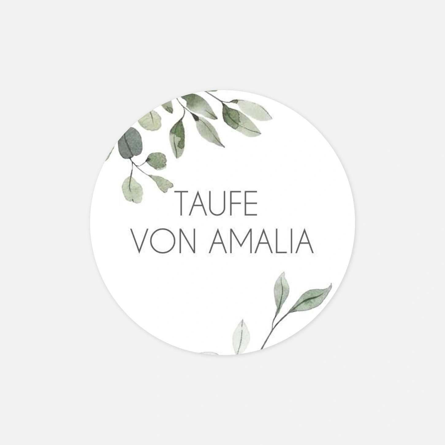 Aufkleber Taufe Simply Blessed