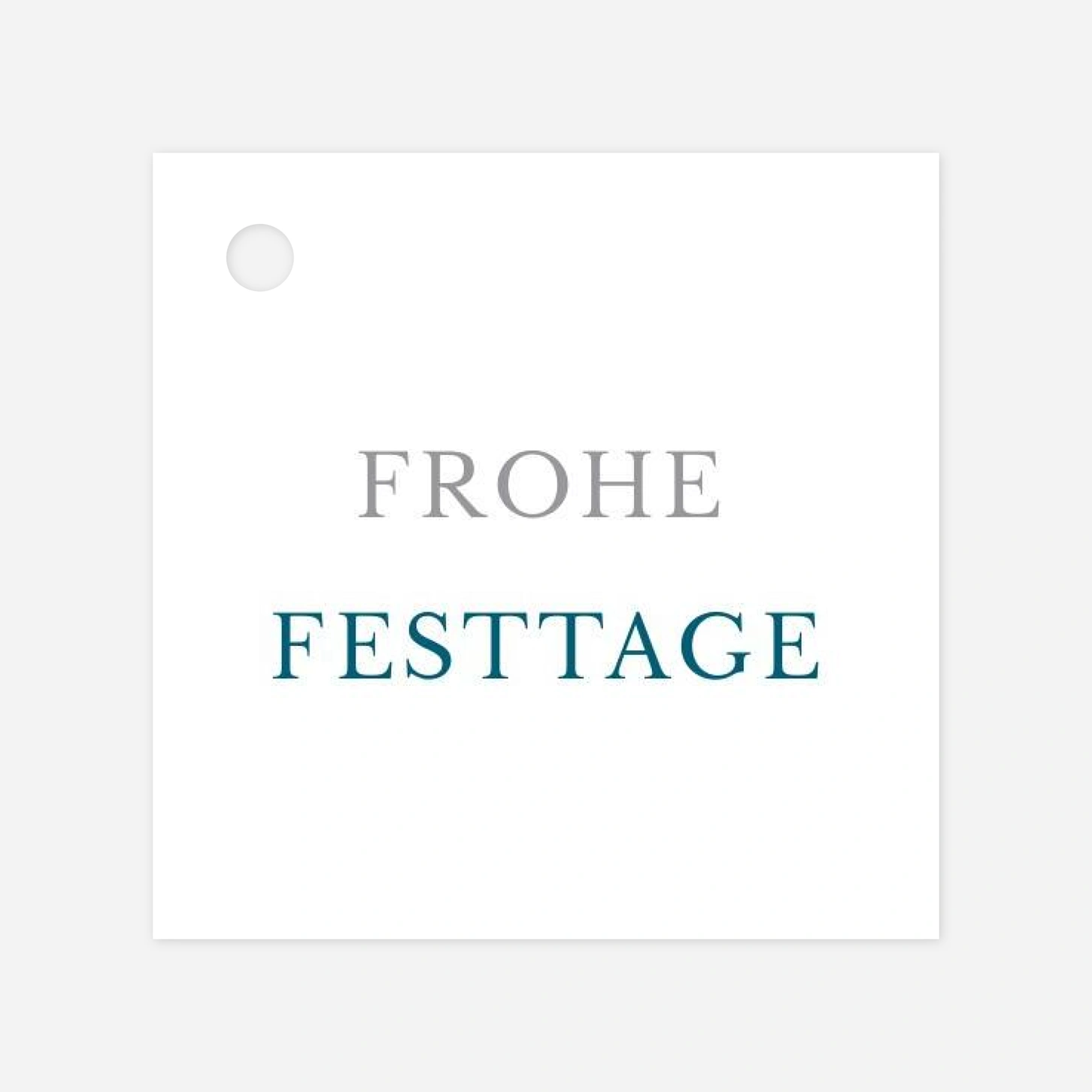 Geschenkeanhänger Staffelei