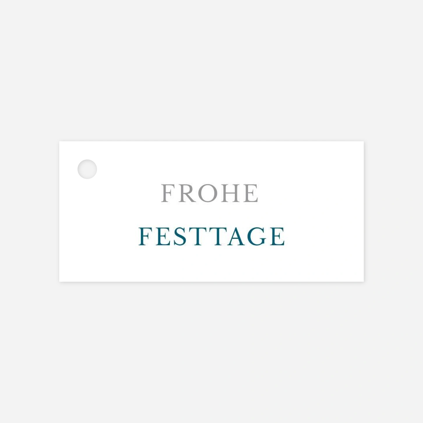 Geschenkeanhänger Staffelei