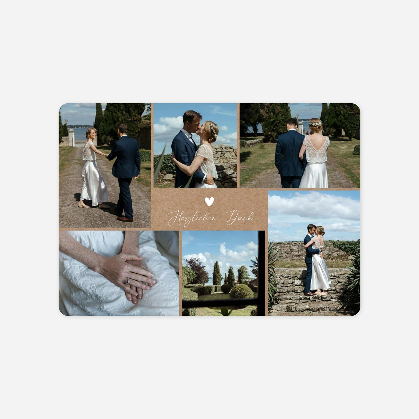 Dankeskarte Hochzeit Schönster Tag