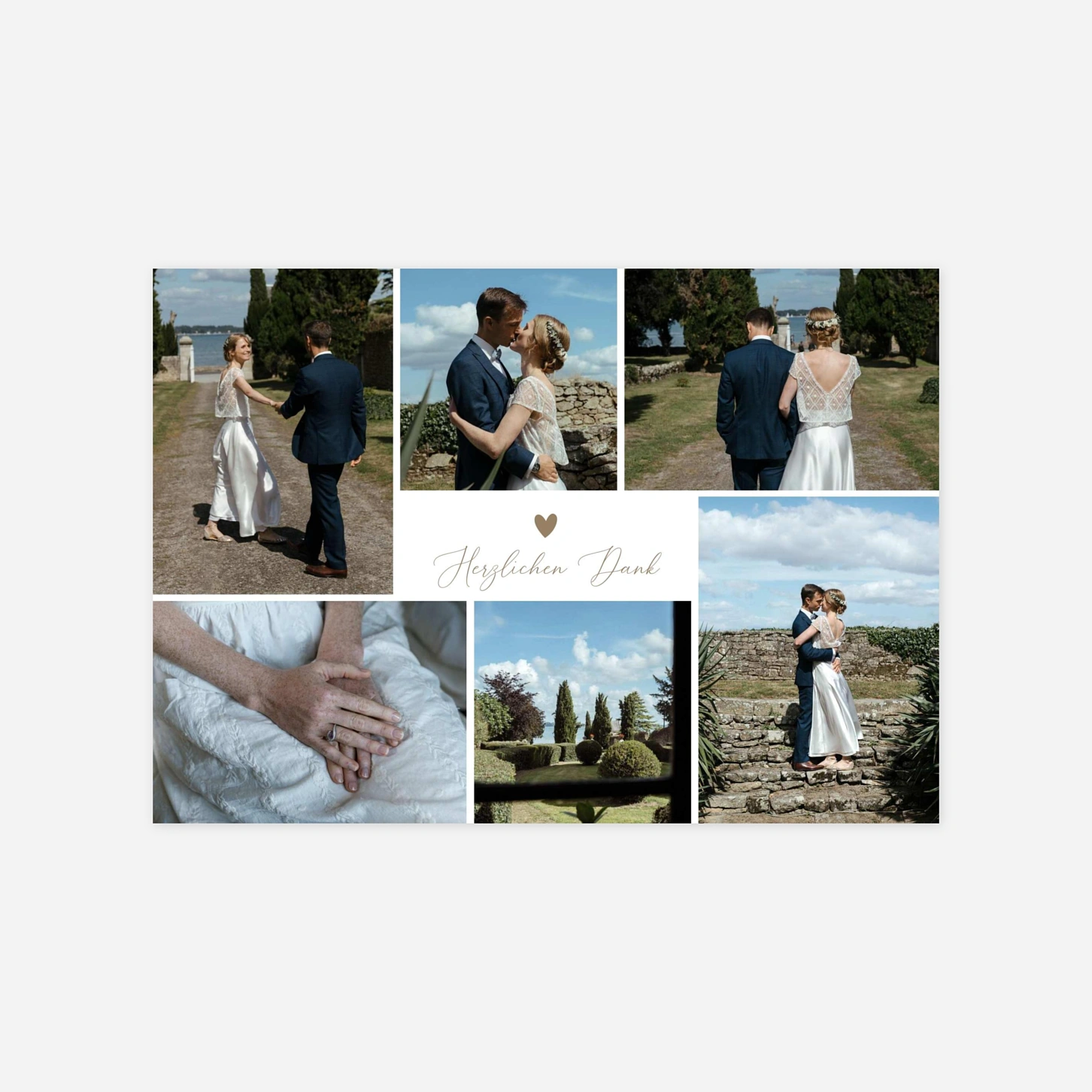 Dankeskarte Hochzeit Schönster Tag