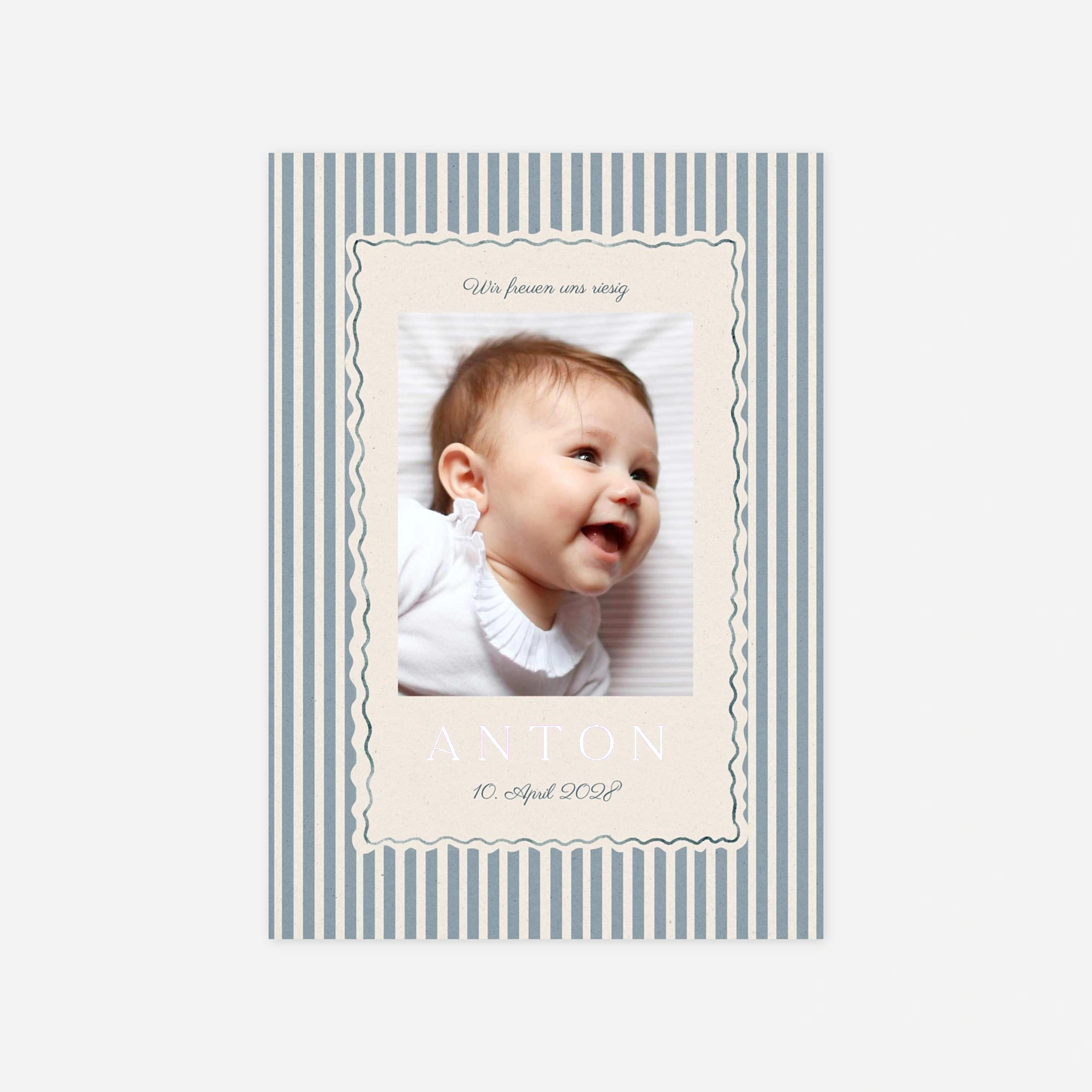 Geburtskarte Linienzauber