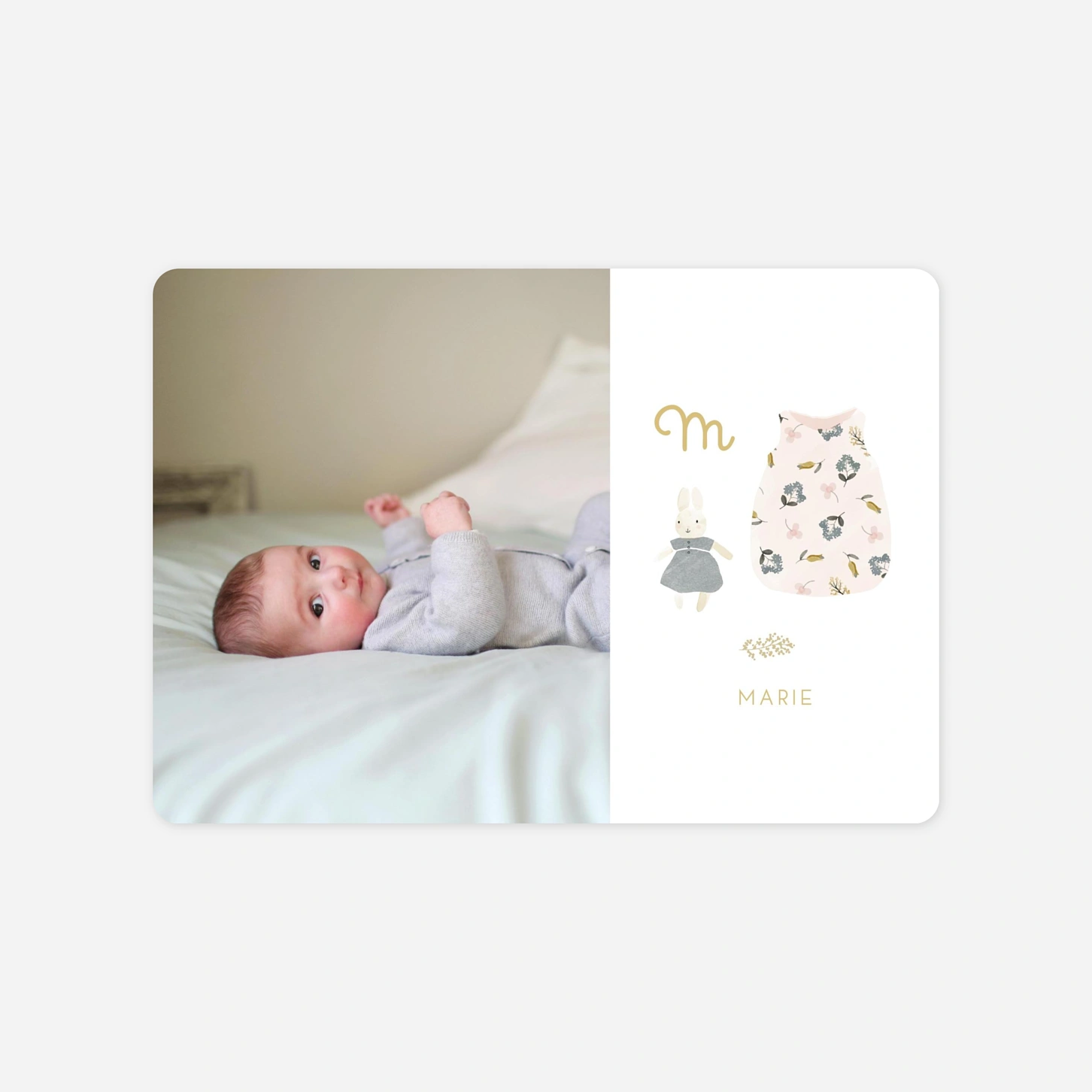 Geburtskarte Süße Träume