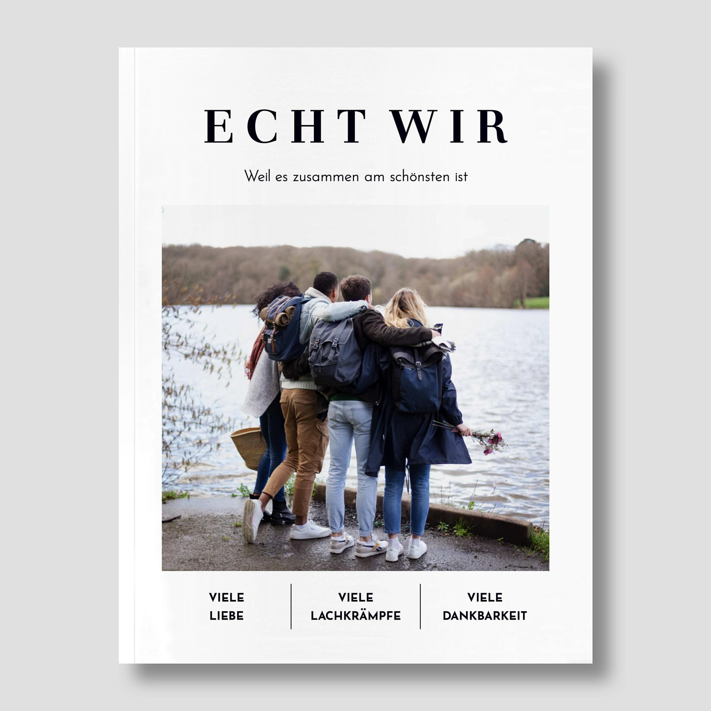 Fotobuch Softcover Titelblatt Momente