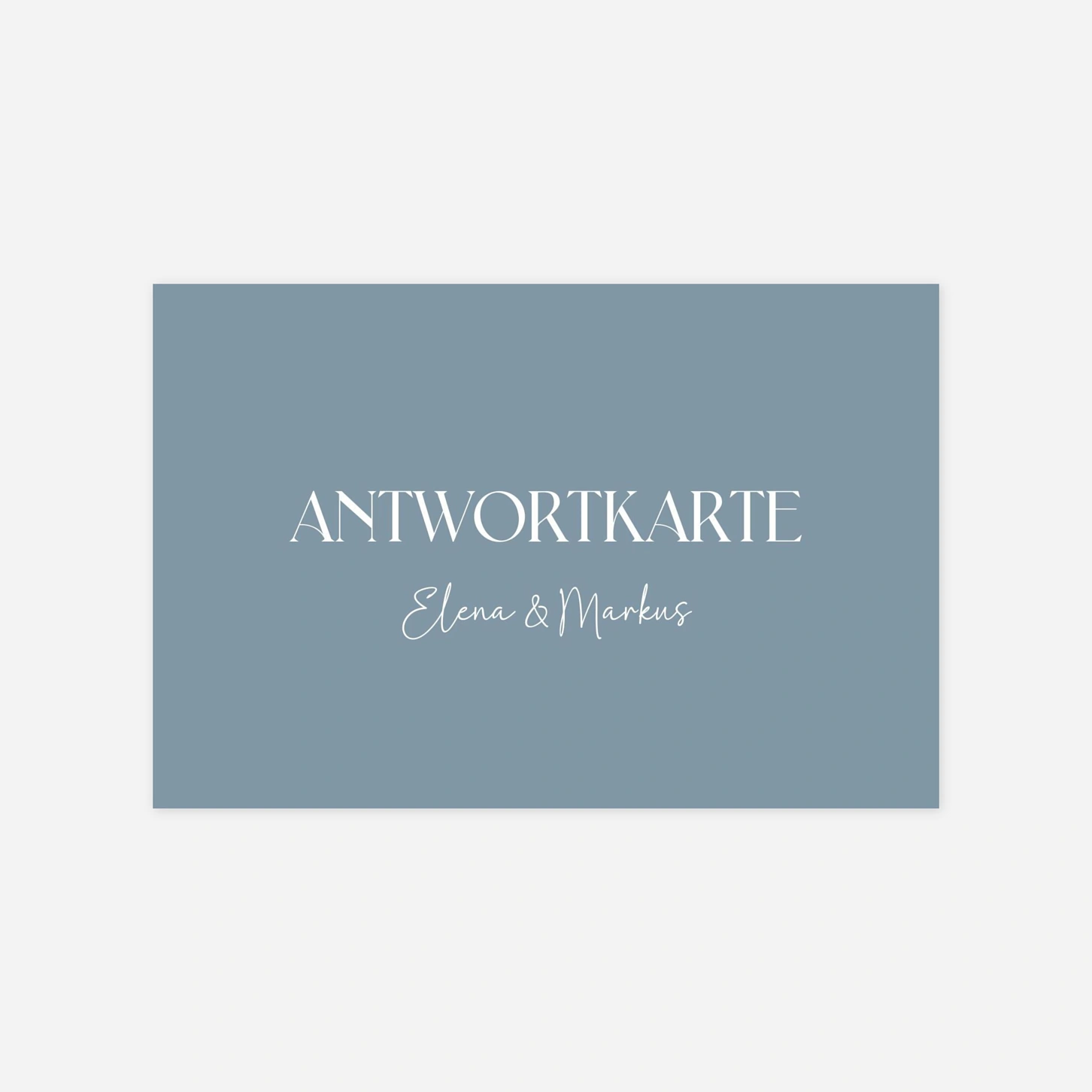 Antwortkarte Hochzeit Tag der Liebe