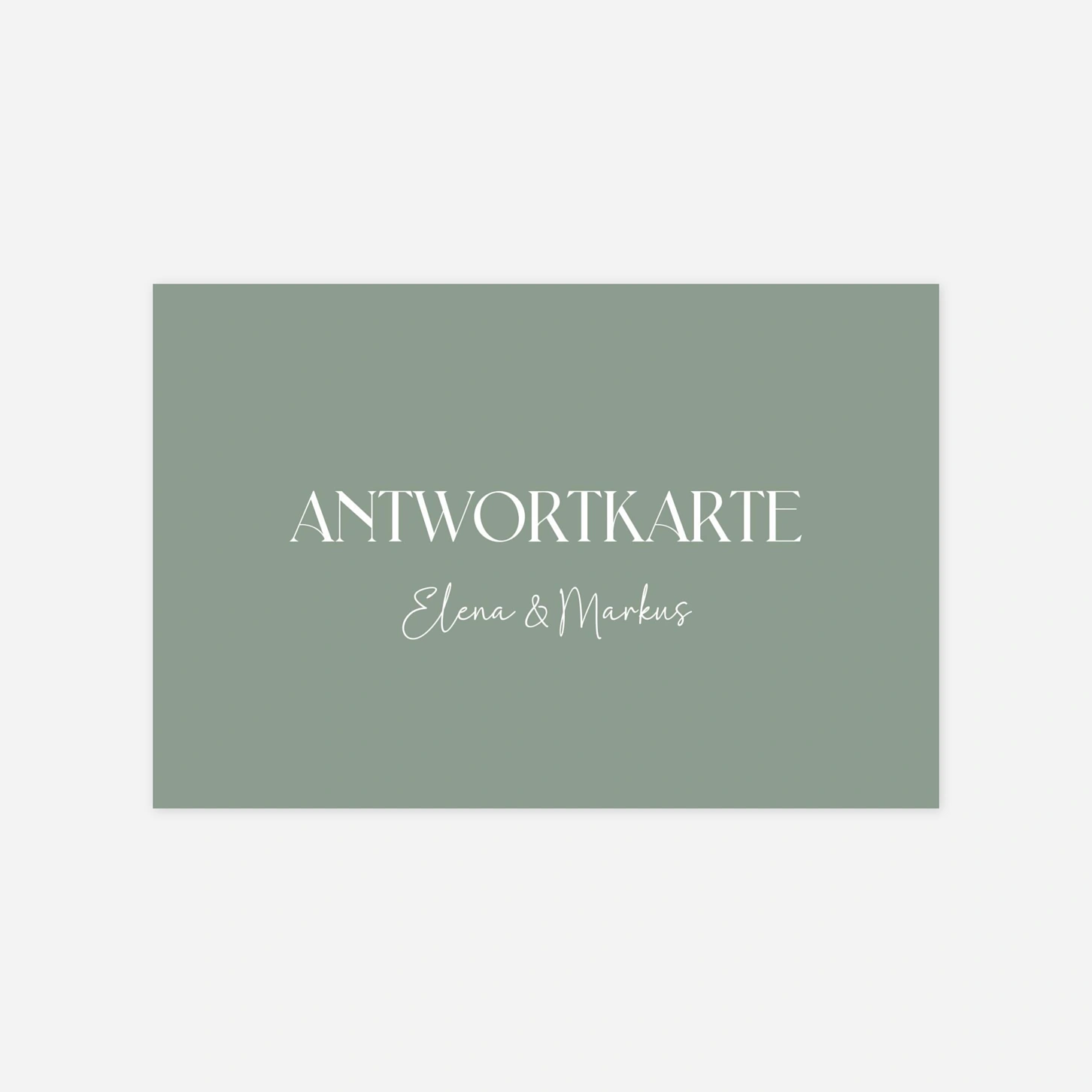 Antwortkarte Hochzeit Tag der Liebe