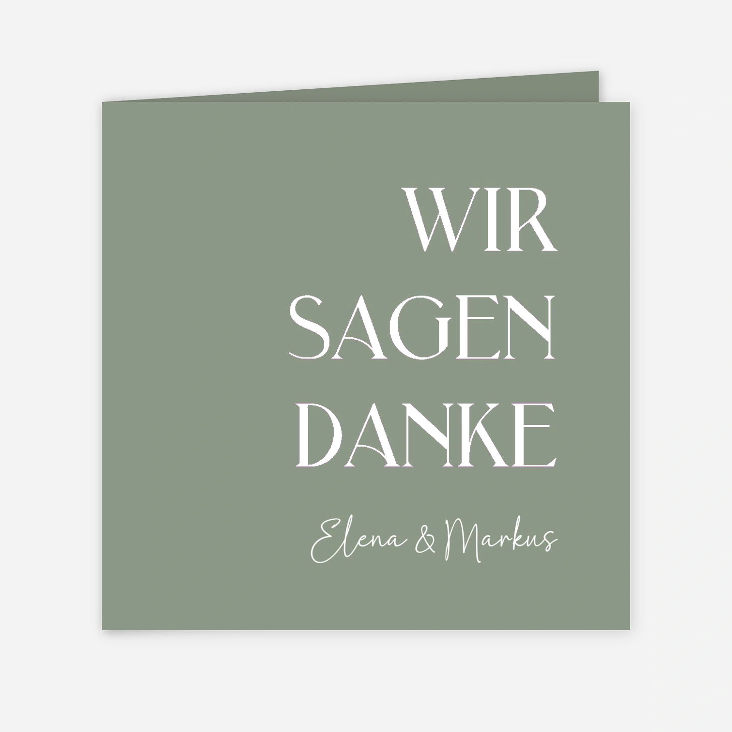 Dankeskarte Hochzeit Tag der Liebe