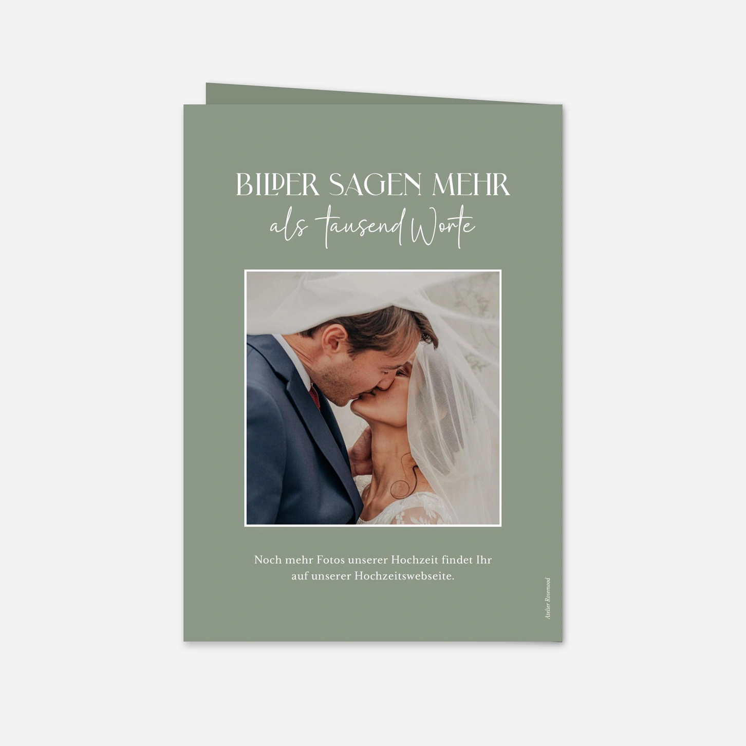 Dankeskarte Hochzeit Tag der Liebe