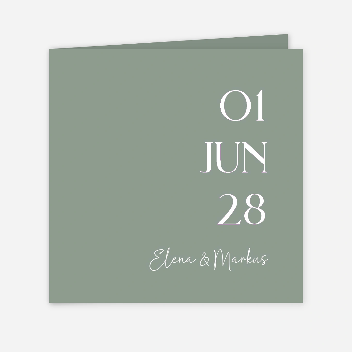 Hochzeitseinladung Tag der Liebe