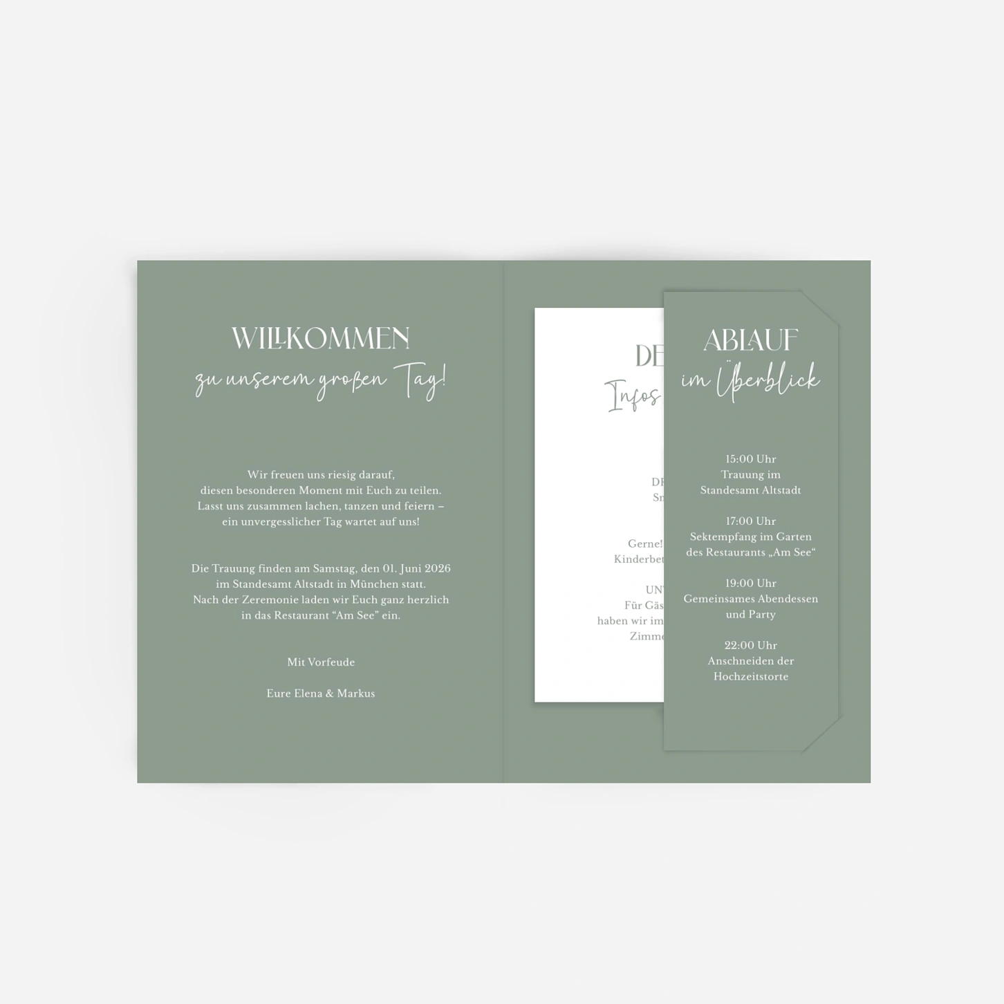 Hochzeitseinladung Tag der Liebe