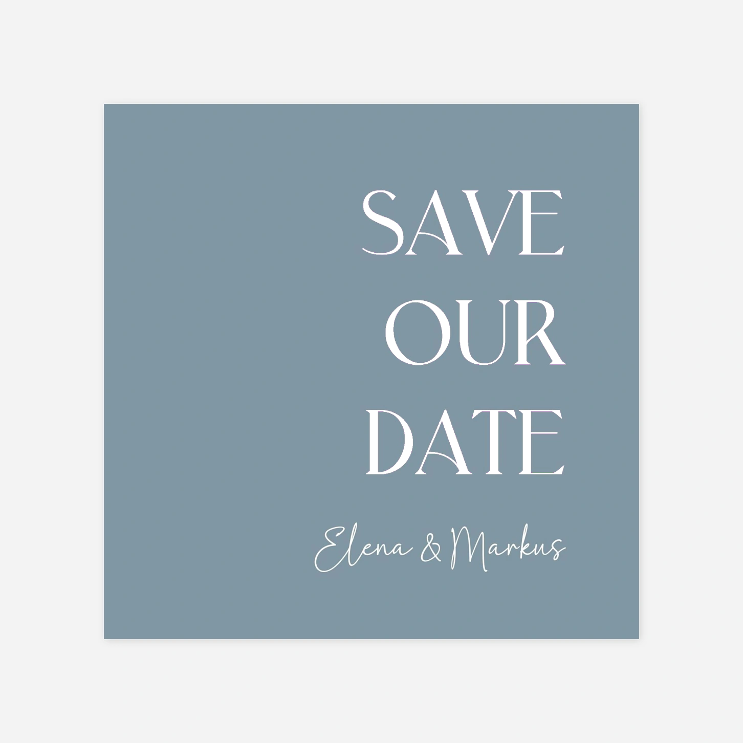 Save-the-Date Karte Tag der Liebe