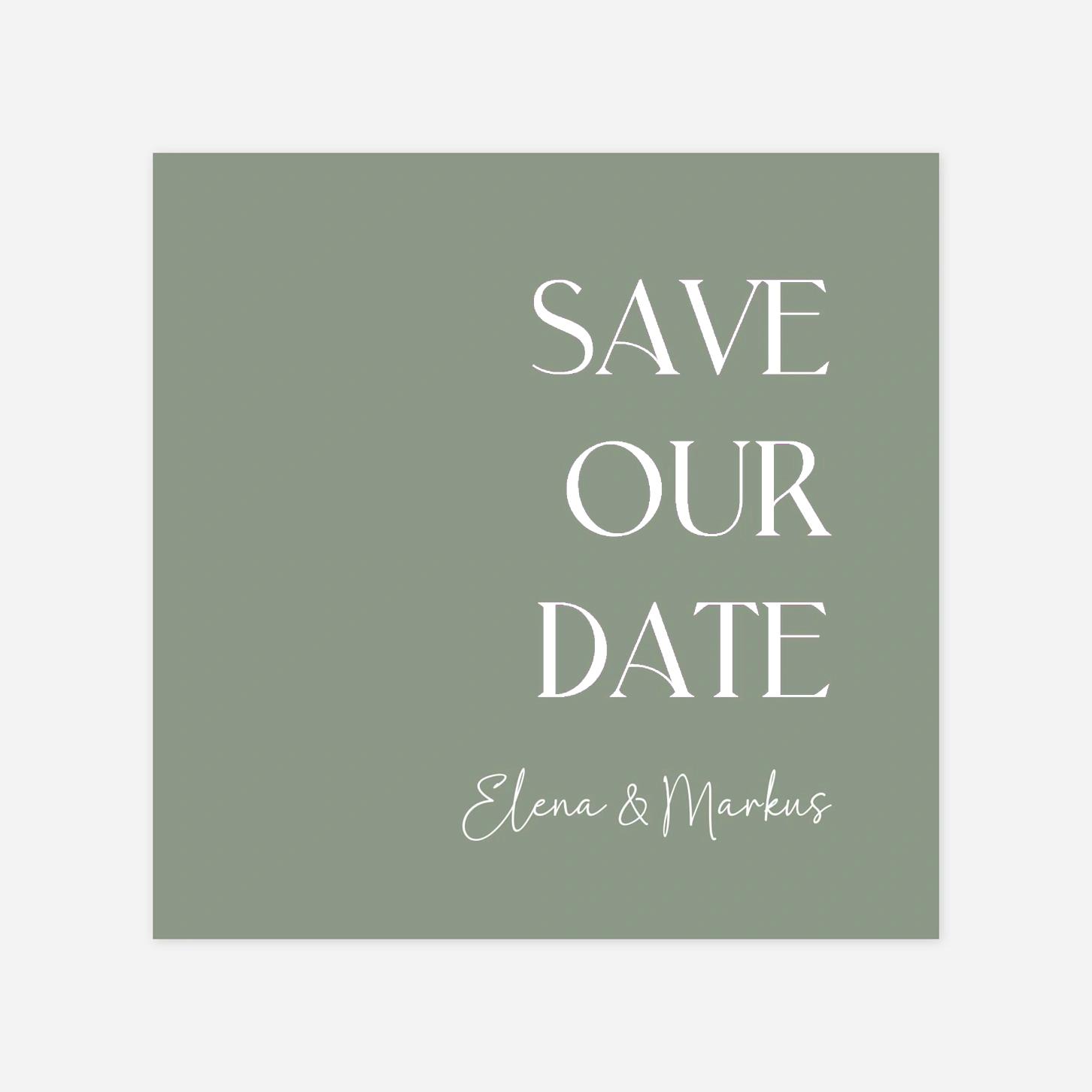 Save-the-Date Karte Tag der Liebe