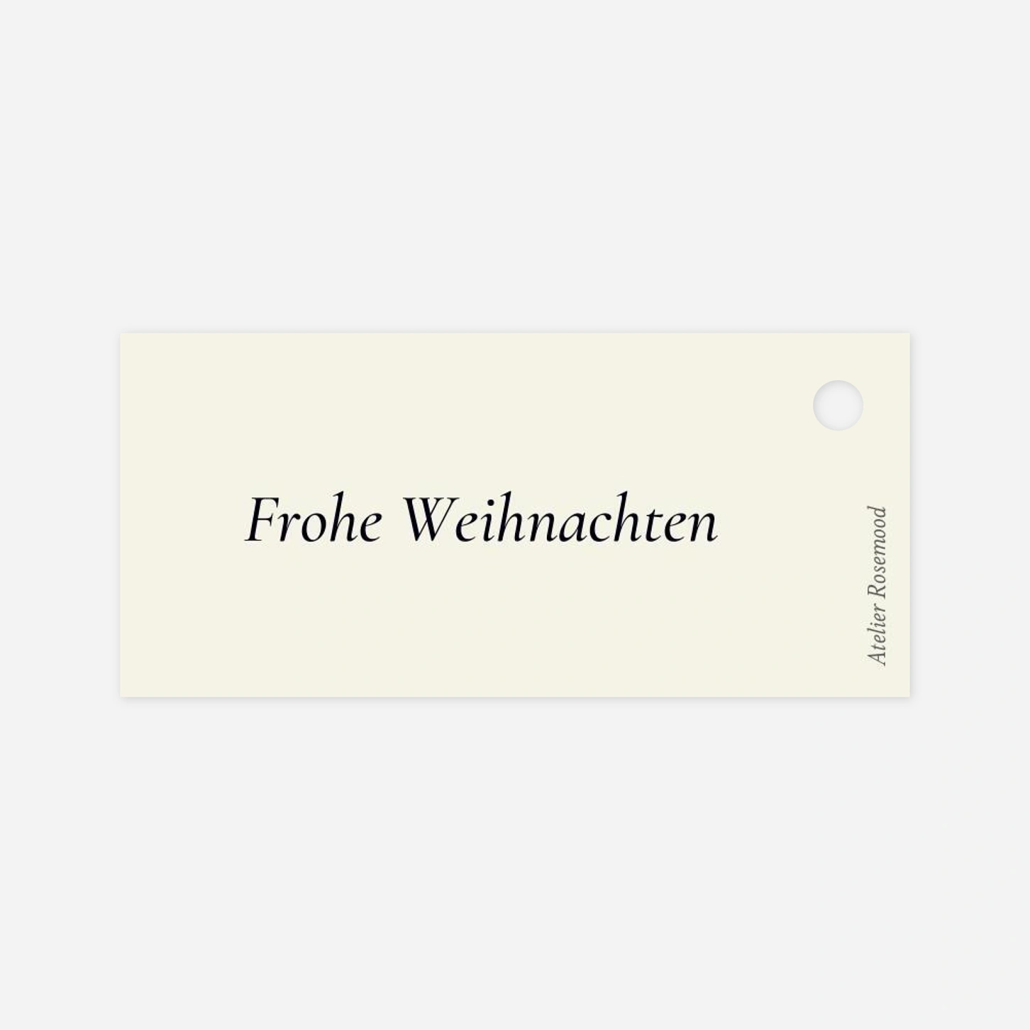 Geschenkeanhänger Guirlande florale