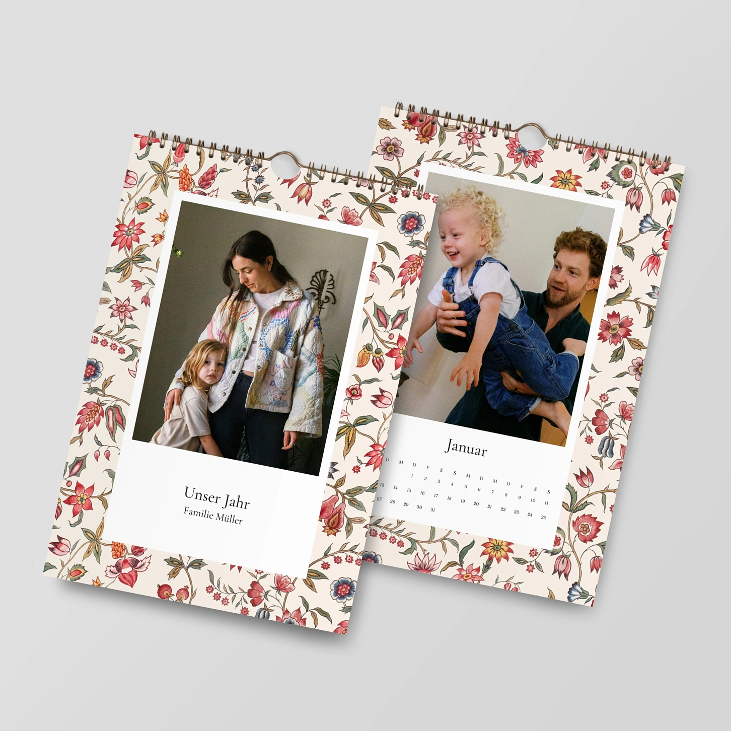 Wandkalender Guirlande florale