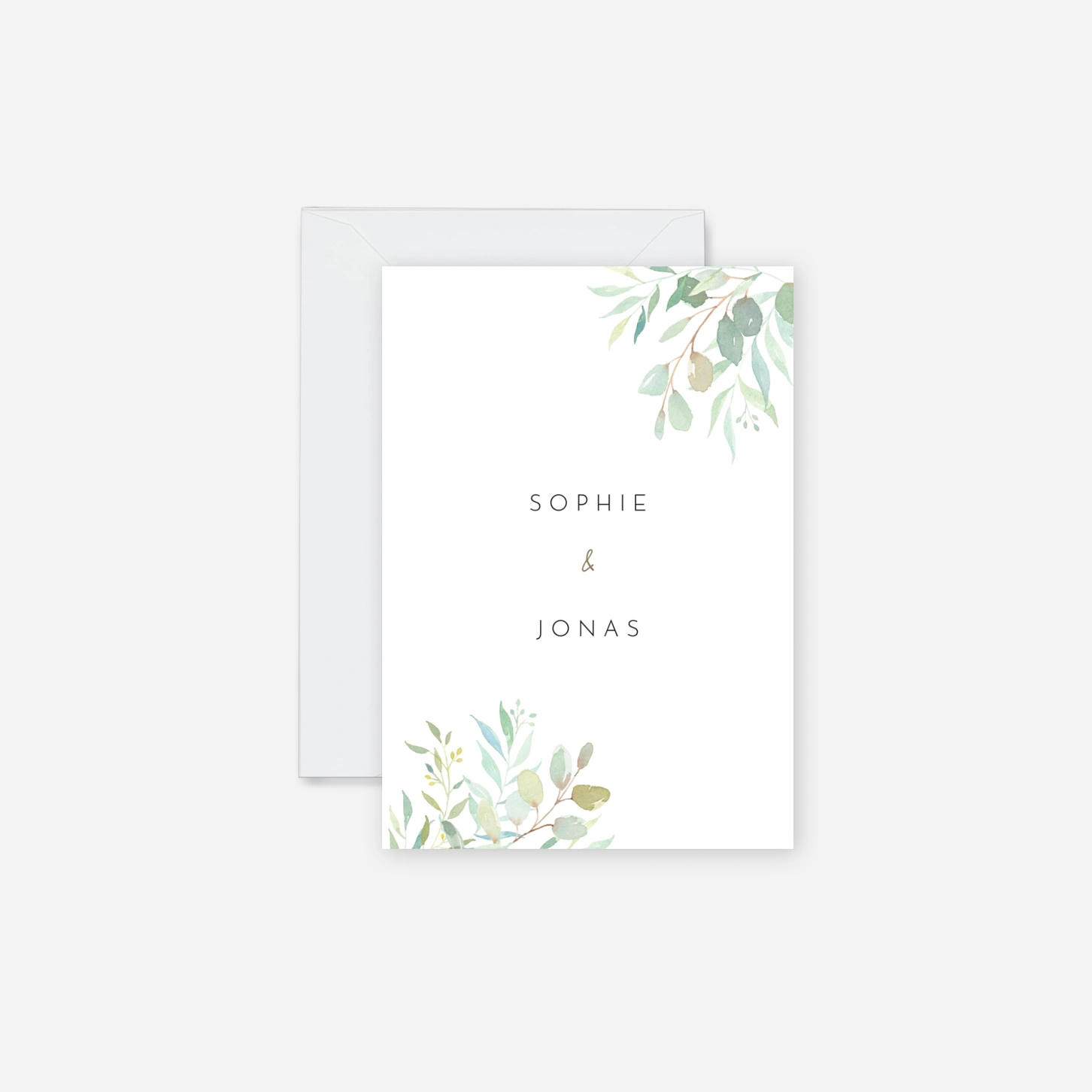 Hochzeitseinladung Tender Leaves