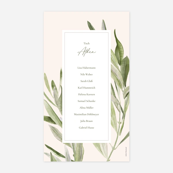 Unter den Olivenbäumen