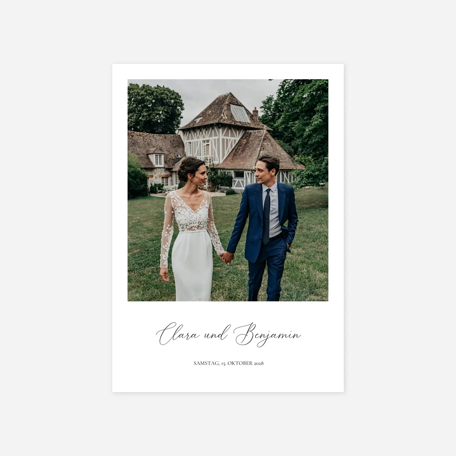 Dankeskarte Hochzeit Unter uns