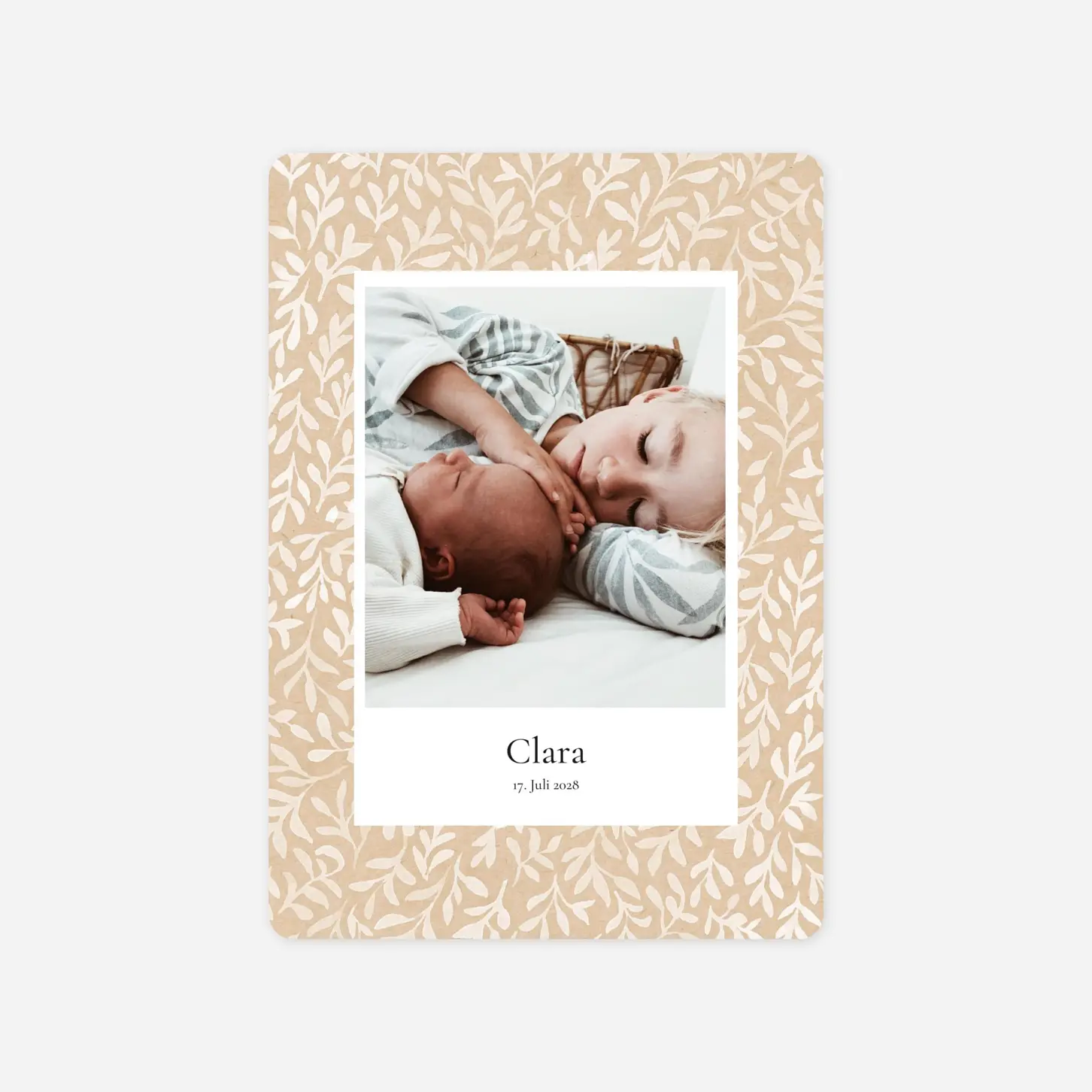 Geburtskarte Verbundenheit