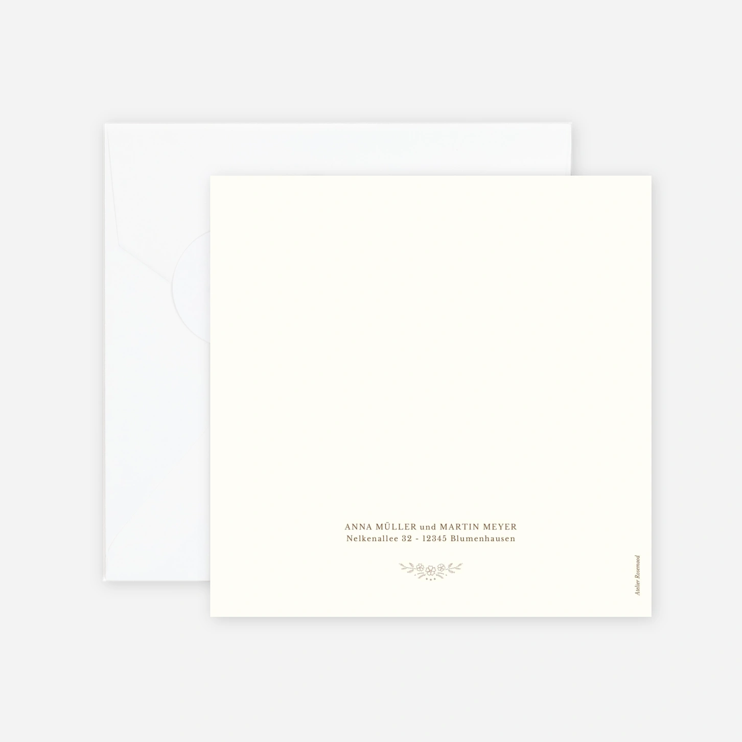 Hochzeitseinladung Verwebt