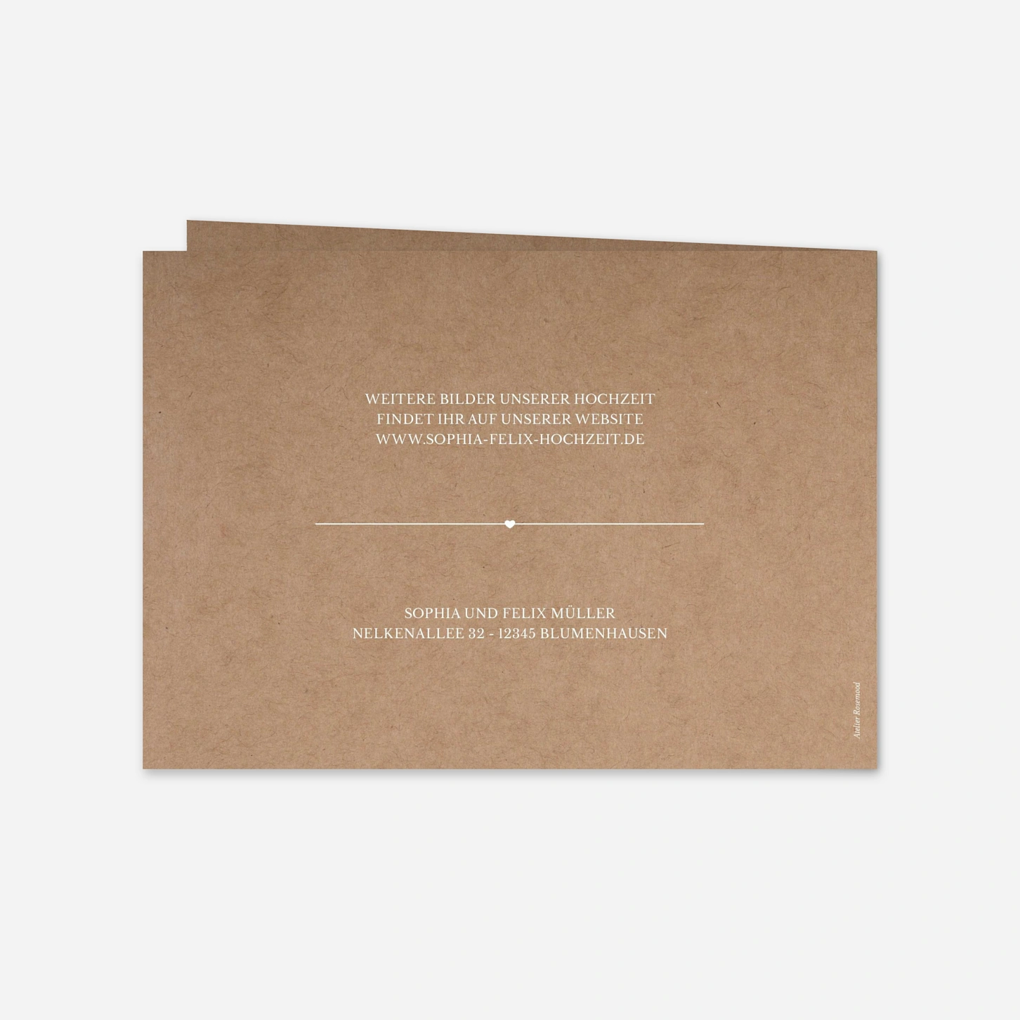 Dankeskarte Hochzeit Voll Freude