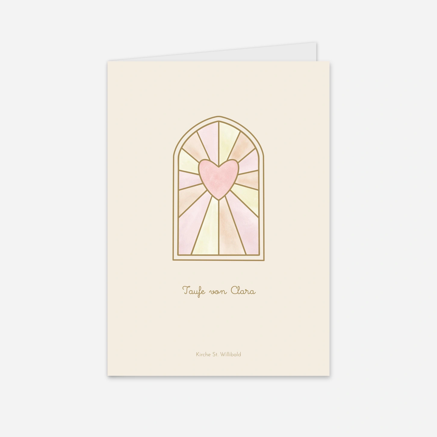 Kirchenheft Taufe Vitray