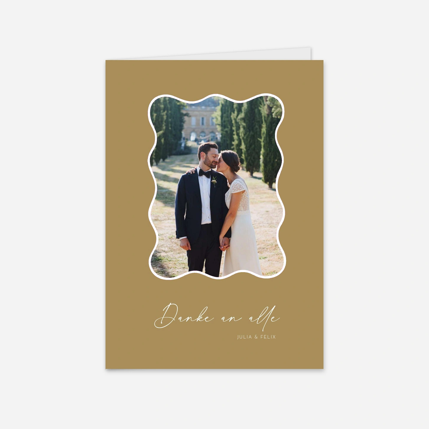 Dankeskarte Hochzeit Walzer