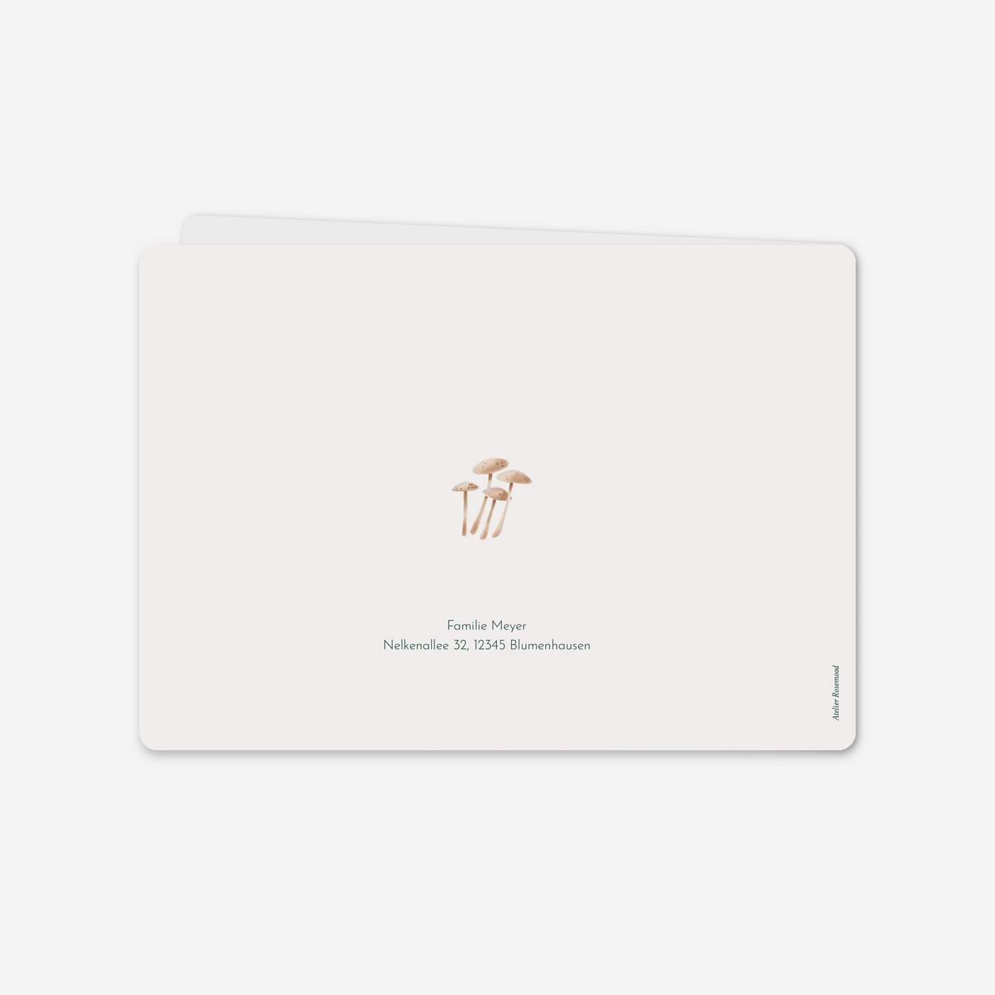 Geburtskarte Waldkind