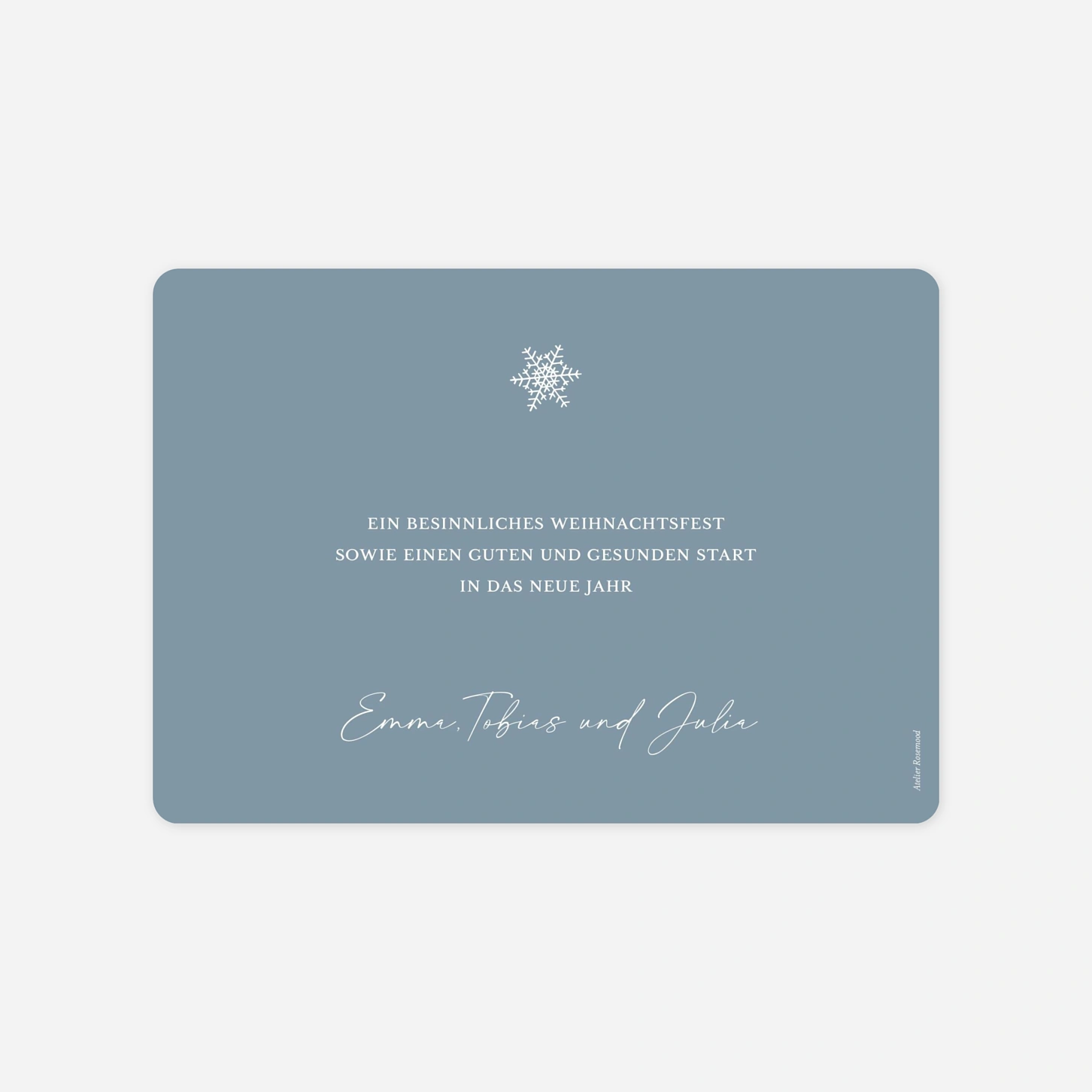 Weihnachtskarte Wintertanz