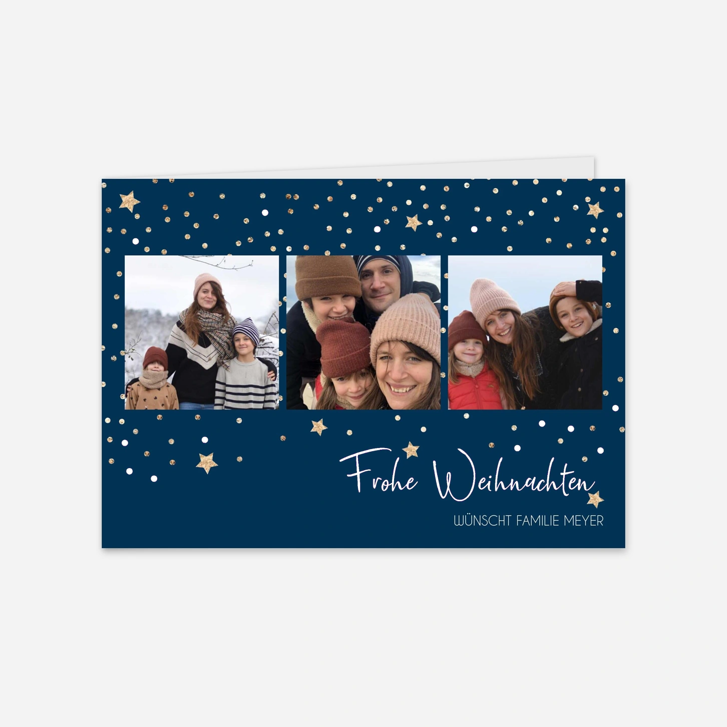 Weihnachtskarte Wunderzeit