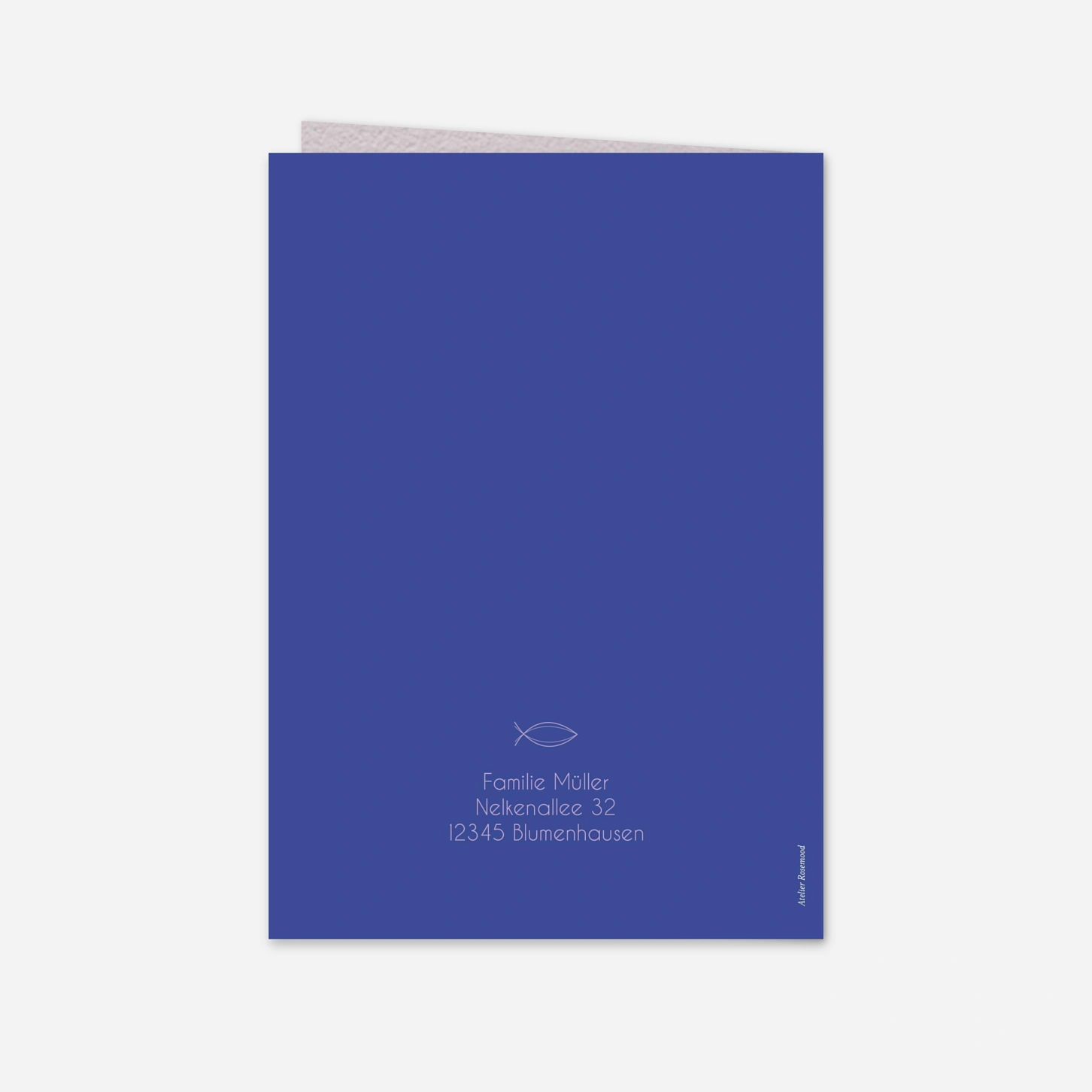 Kommunionseinladung Zarter Ichthys