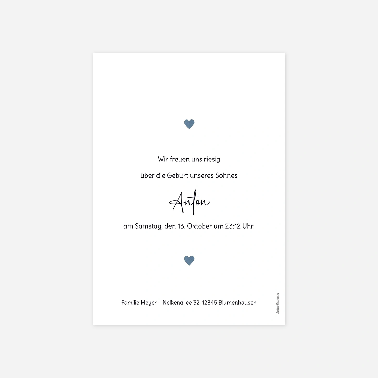 Geburtskarte Zauberkind